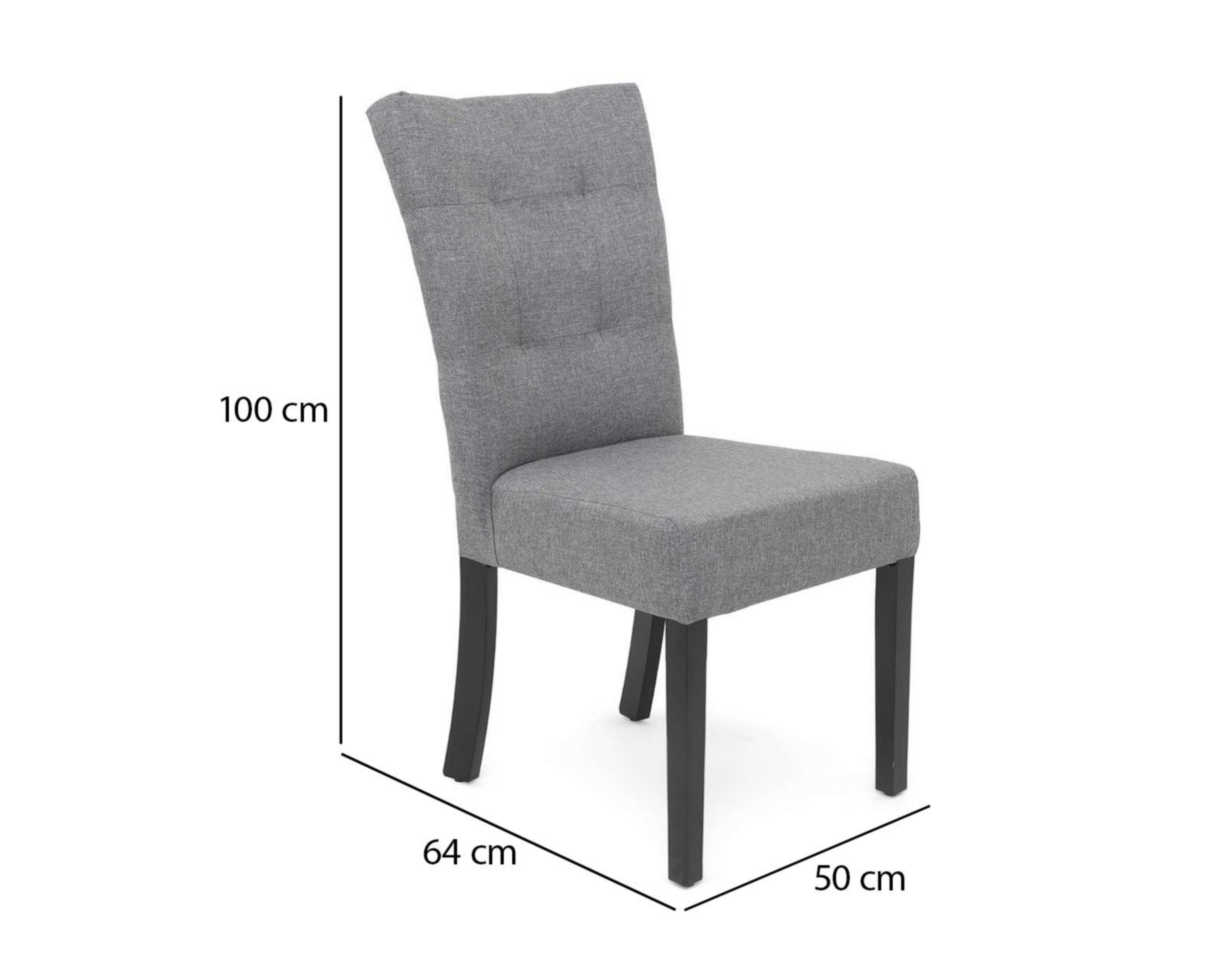 Foto 7 pulgar | Silla Eiger Gris