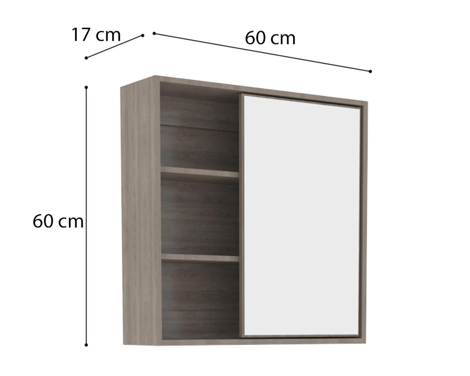 Foto 7 pulgar | Gabinete con Espejo Mobi Santa Mónica para Baño