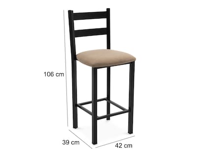 Foto 7 | Banco Ontario Negro/Beige
