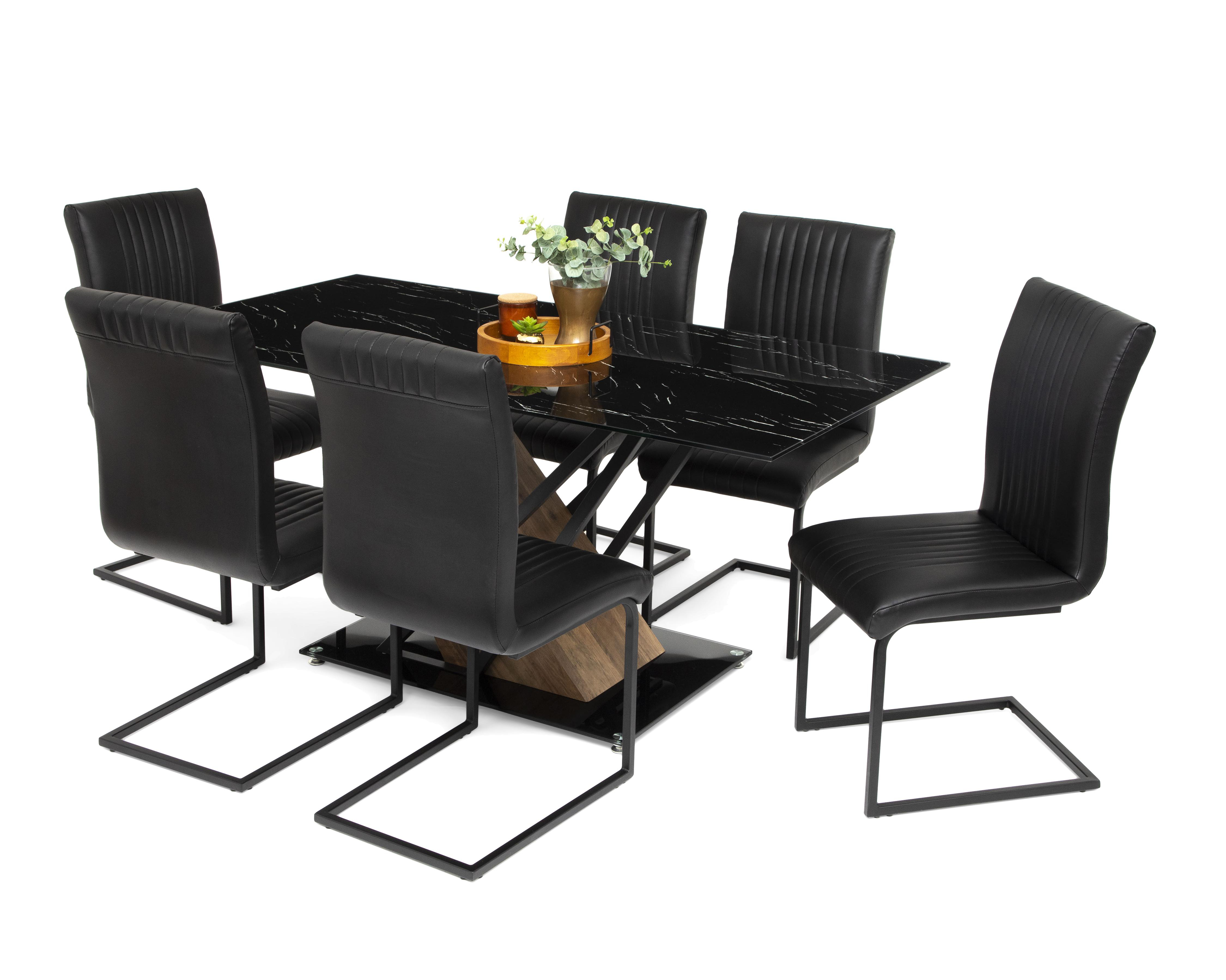 Foto 7 pulgar | Comedor Galileo con 6 Sillas