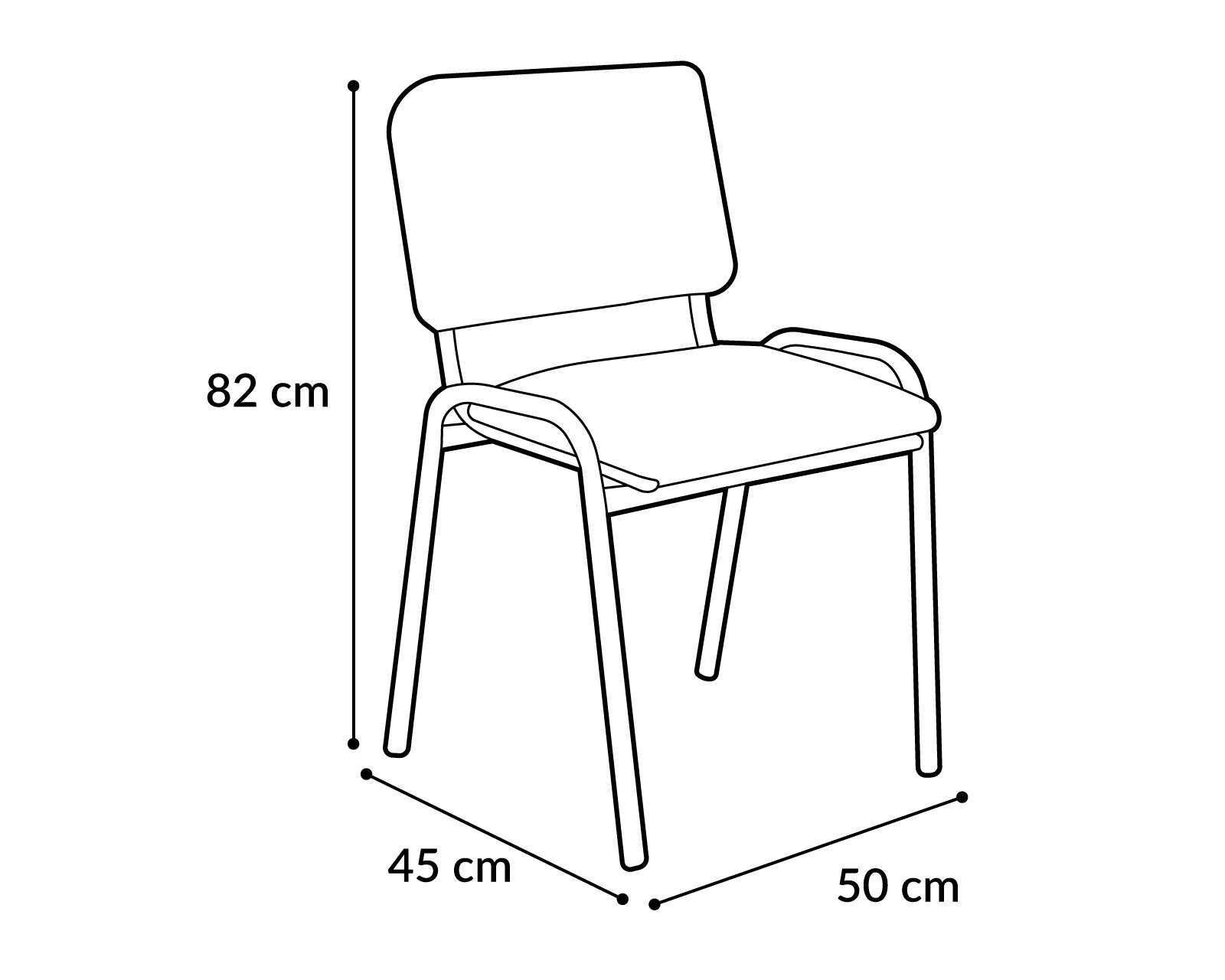 Foto 5 | Silla de Oficina Neiva Negra