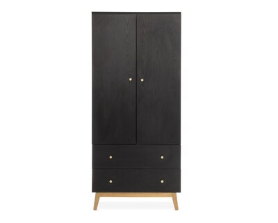 Foto 4 | Ropero Gales Negro 175 cm