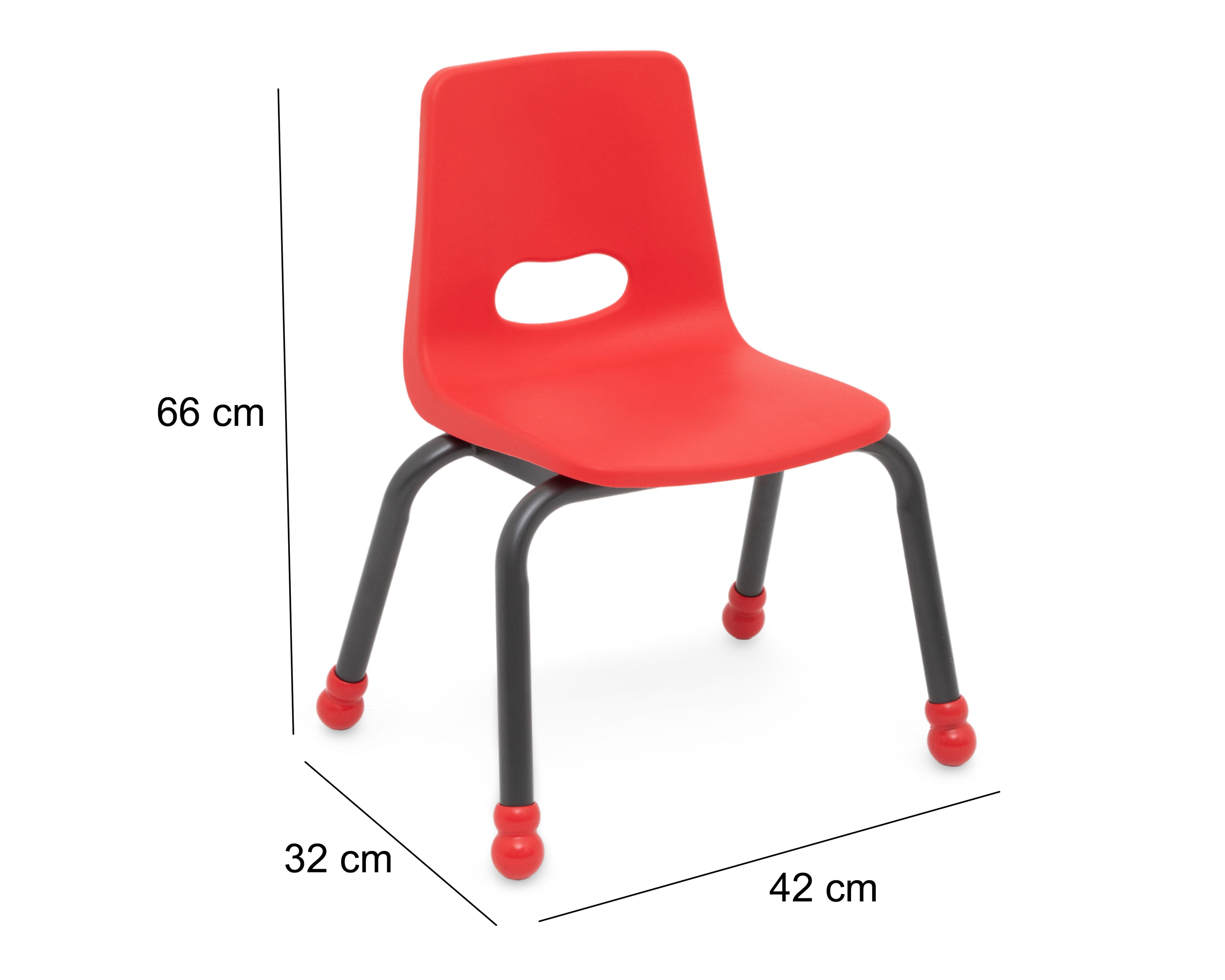 Foto 7 pulgar | Silla Infantil Asher Roja