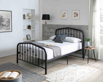 Foto 1 | Cama Matrimonial Adams de Metal