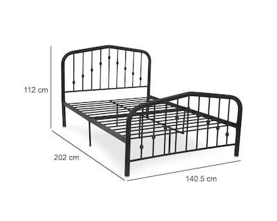 Foto 6 | Cama Matrimonial Adams de Metal