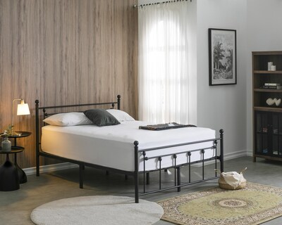 Foto 1 | Cama Matrimonial Yara de Metal