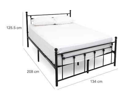 Foto 6 | Cama Matrimonial Yara de Metal