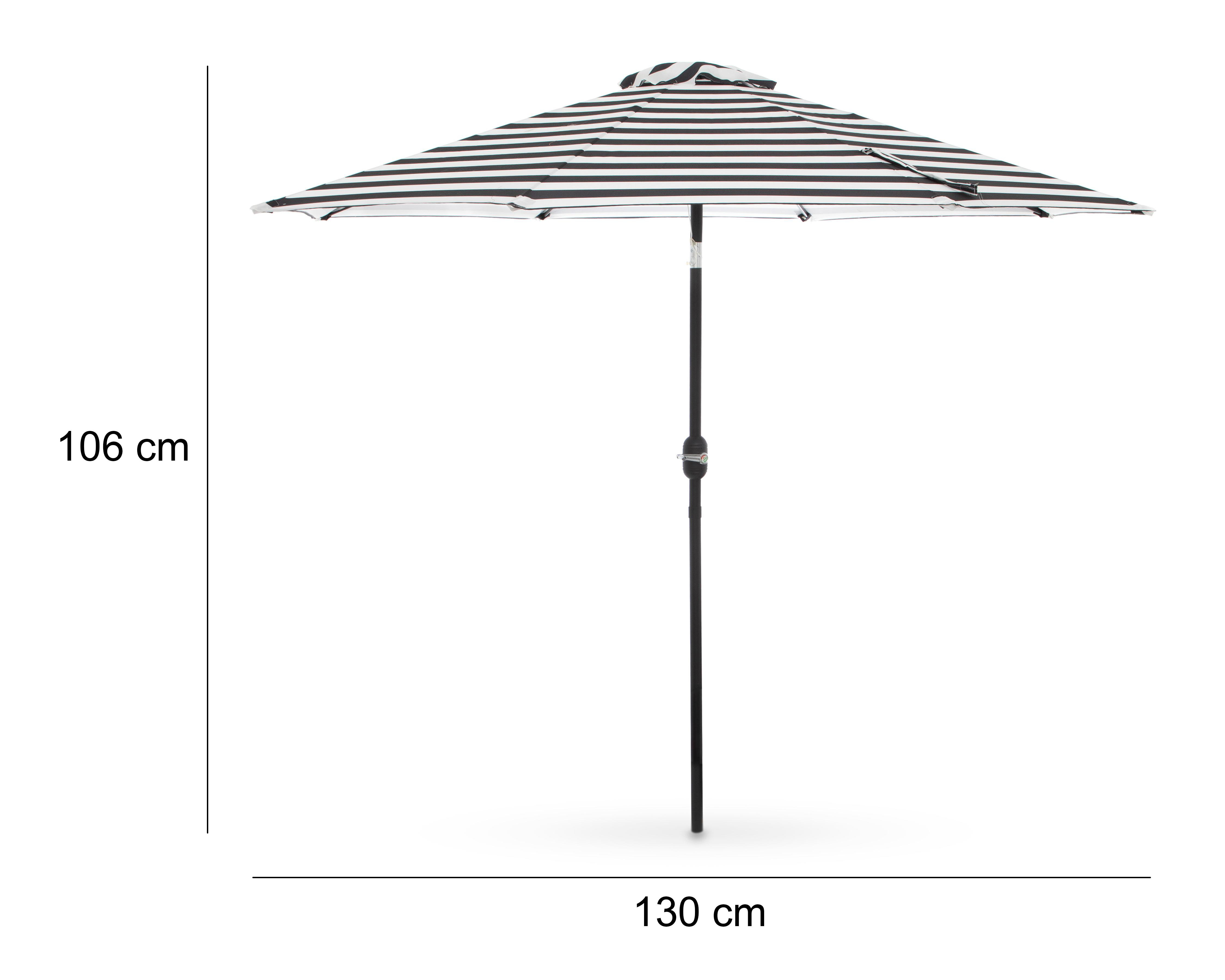 Foto 8 pulgar | Toldo 106 x 130 cm de Acero Negro