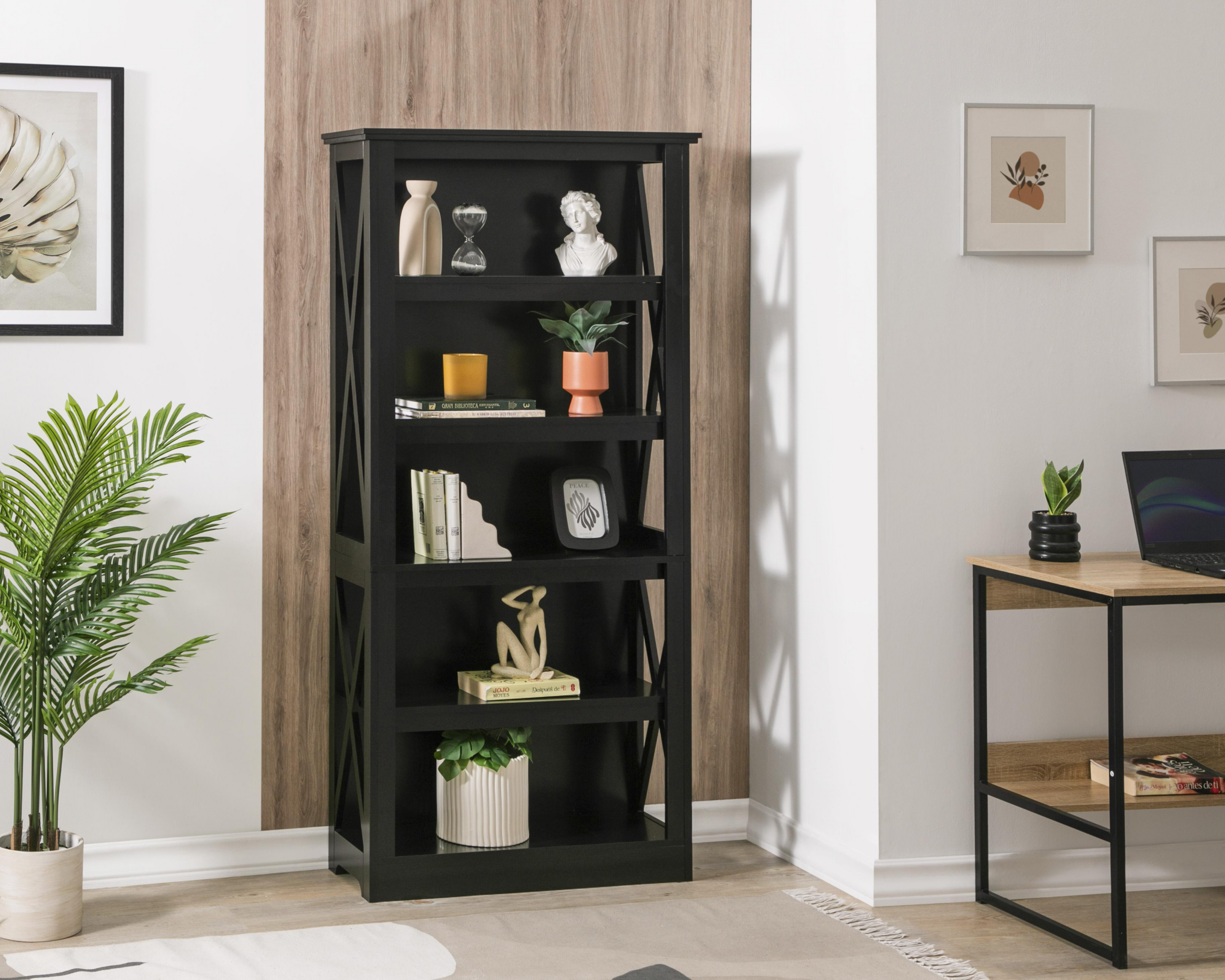 Librero Coronado Negro $2,099