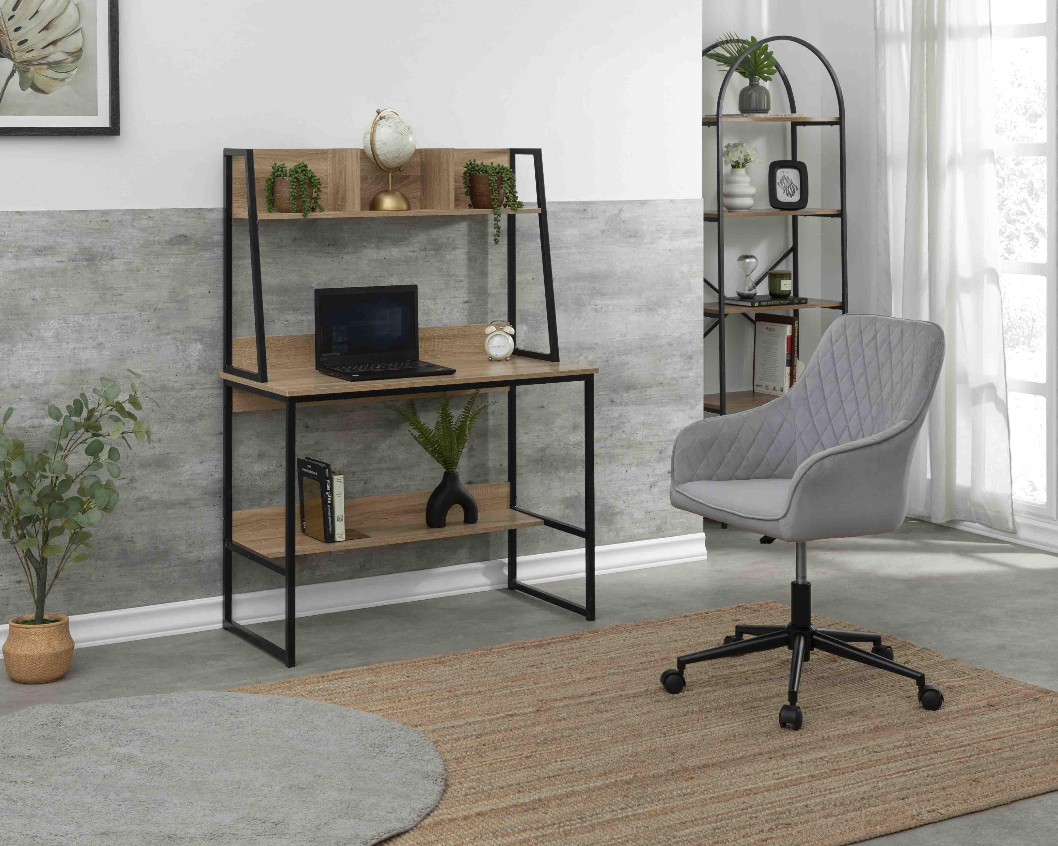 Escritorio Franco Plus Café/Negro $1,499