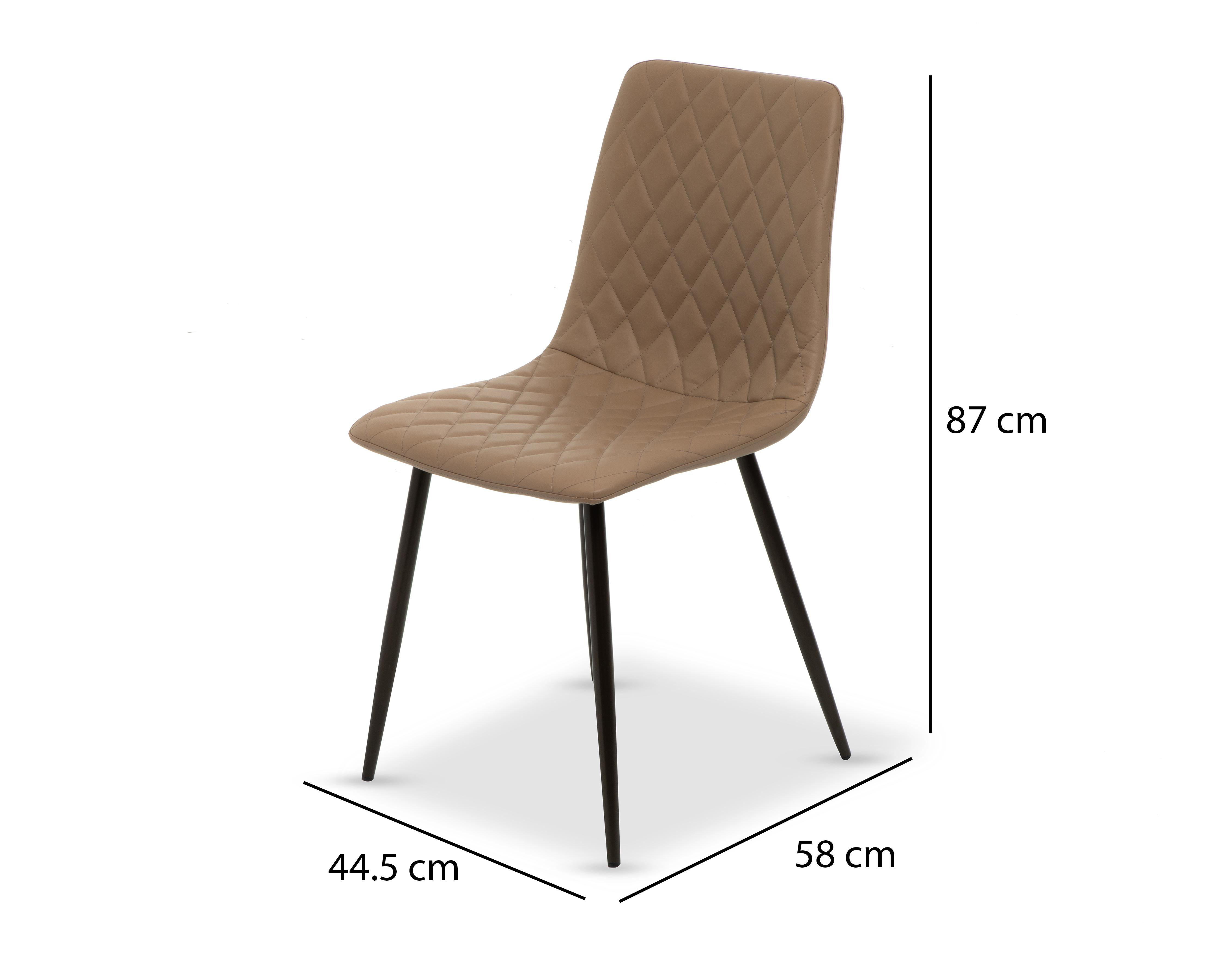 Foto 5 | Silla de Metal Ikal Palermo Capuchino