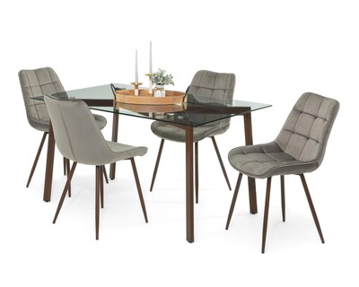 Foto 6 | Comedor Ingrid 4 Sillas
