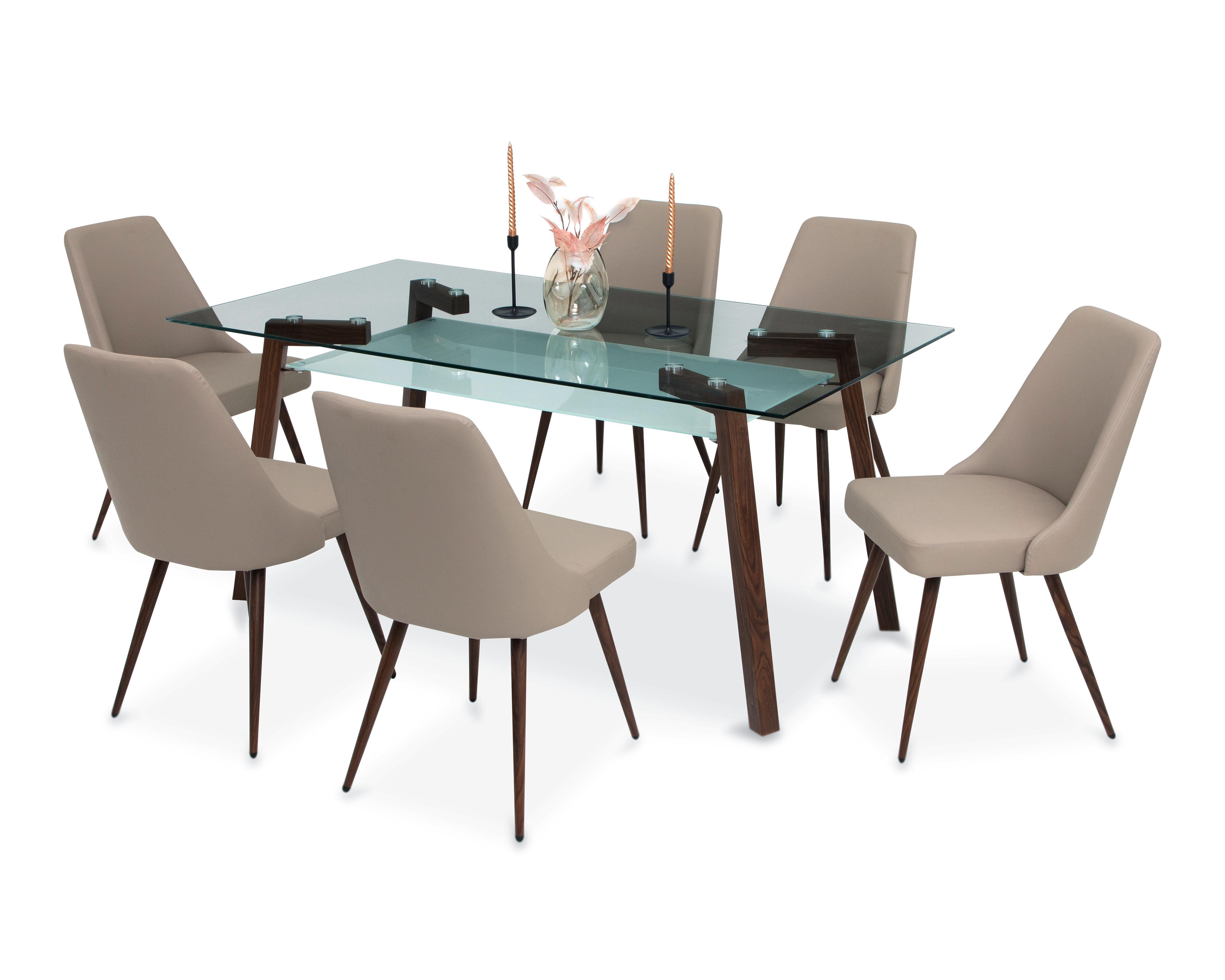 Foto 5 | Comedor Valentina con 6 Sillas