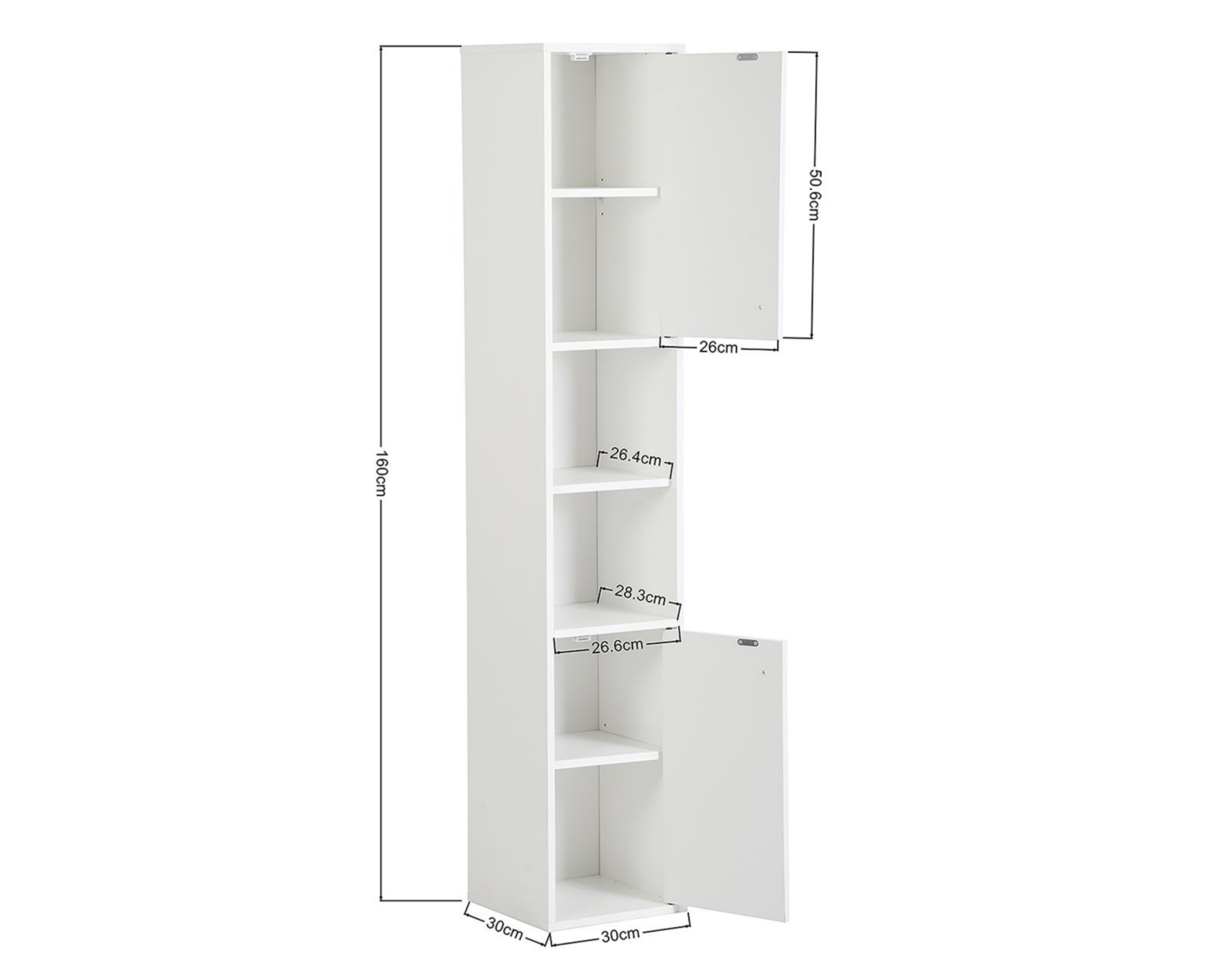 Foto 7 pulgar | Mueble Organizador Catania Blanco