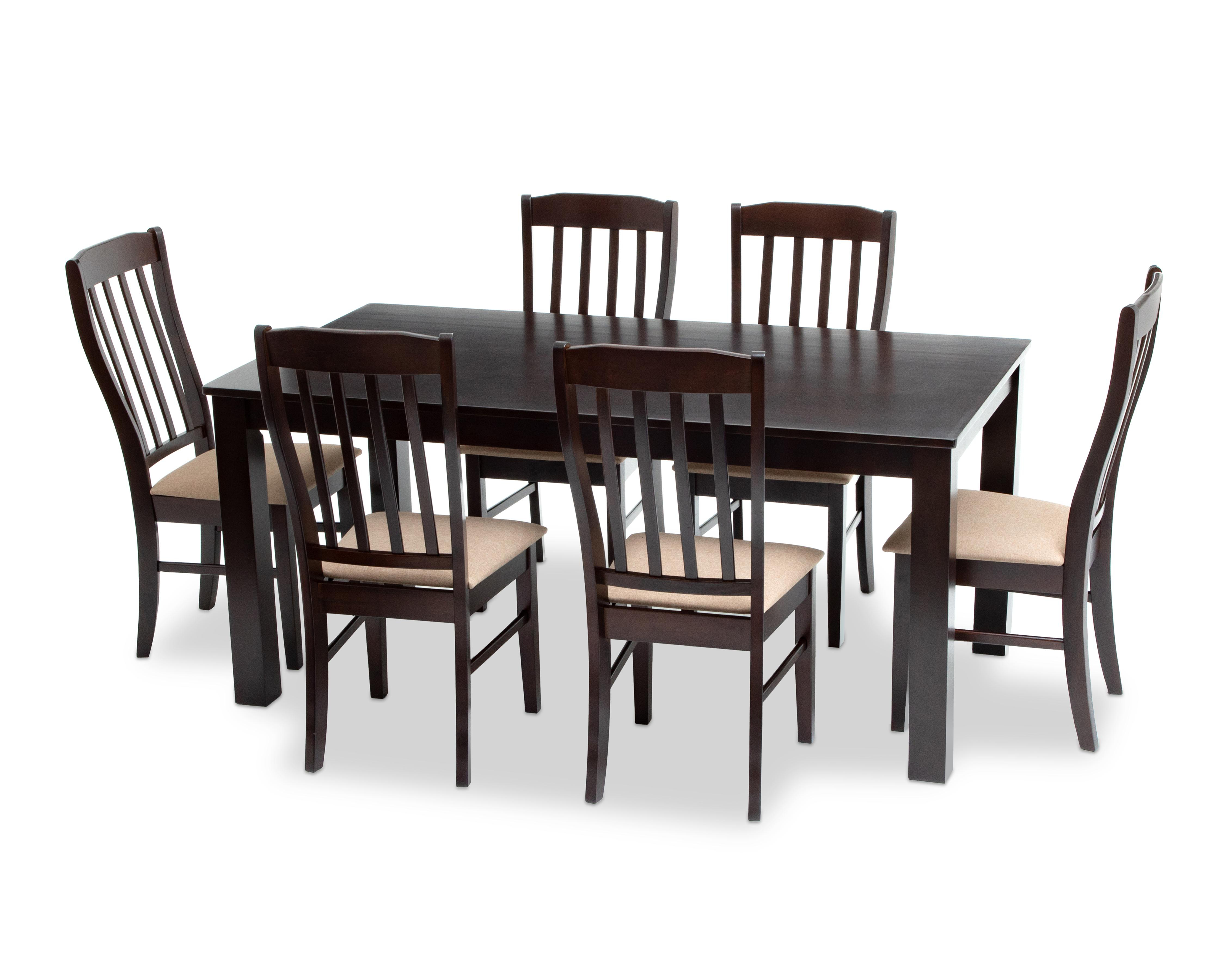 Foto 3 pulgar | Comedor Alhena con 6 Sillas