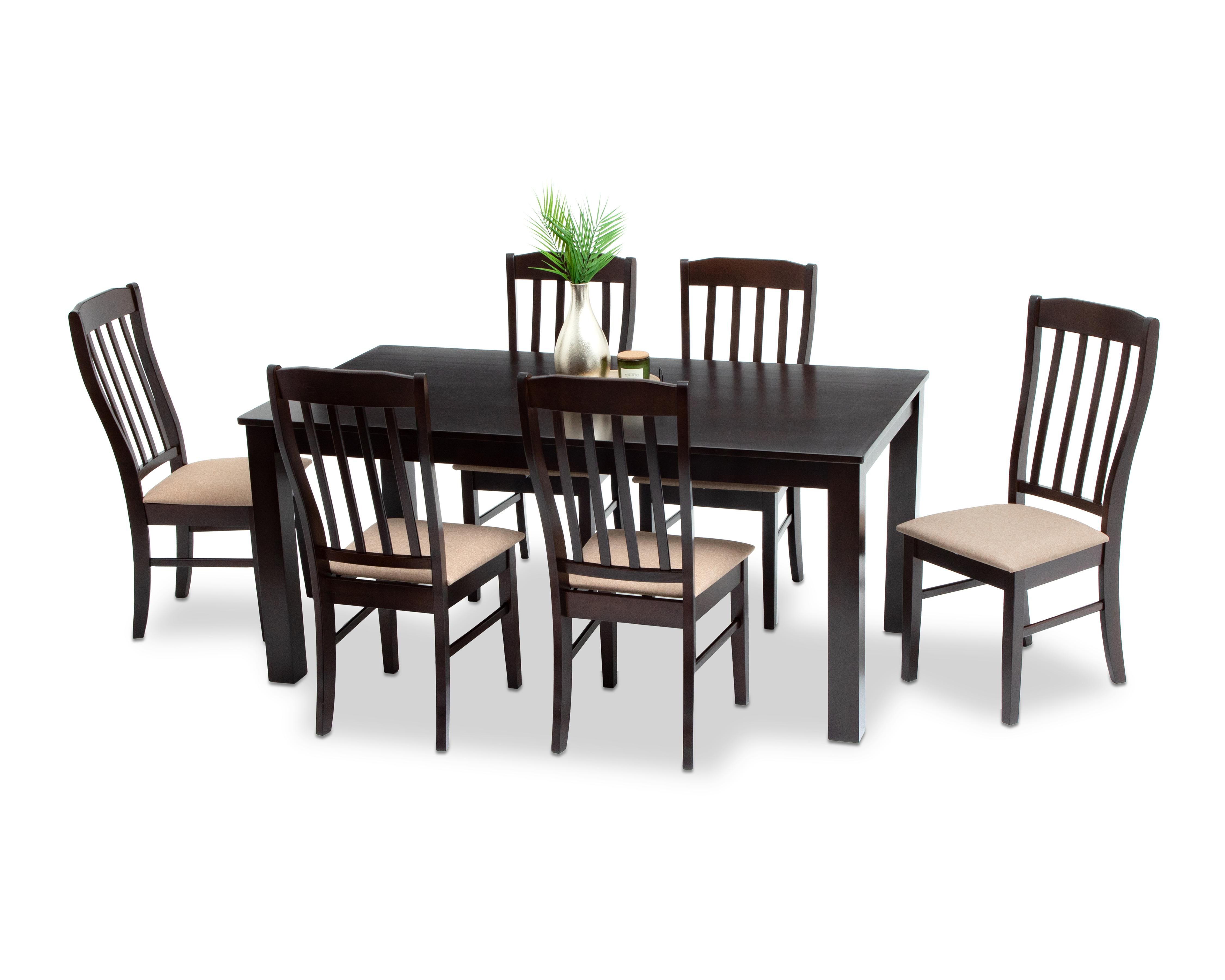 Foto 7 pulgar | Comedor Alhena con 6 Sillas