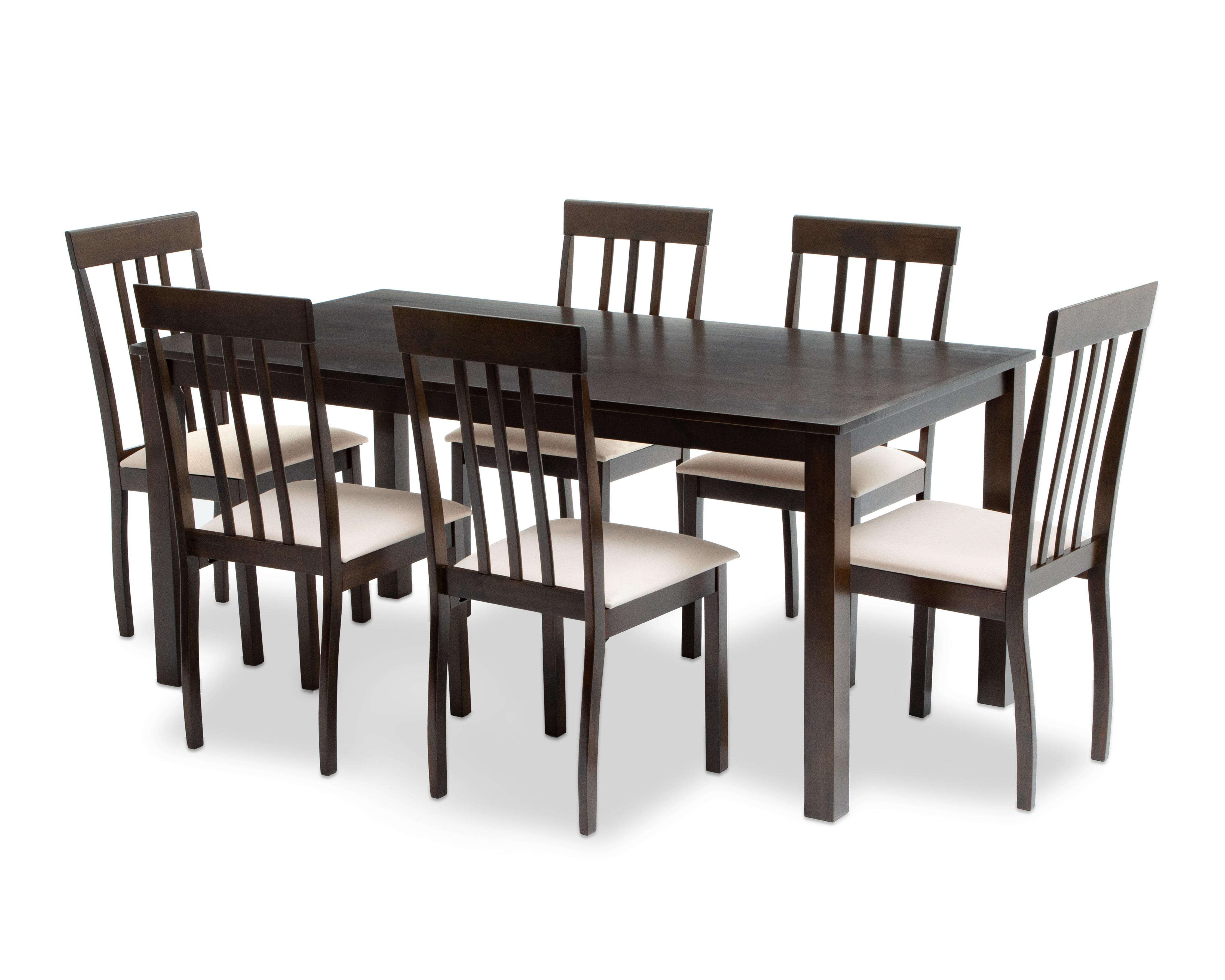 Foto 3 pulgar | Comedor Aldama con 6 Sillas