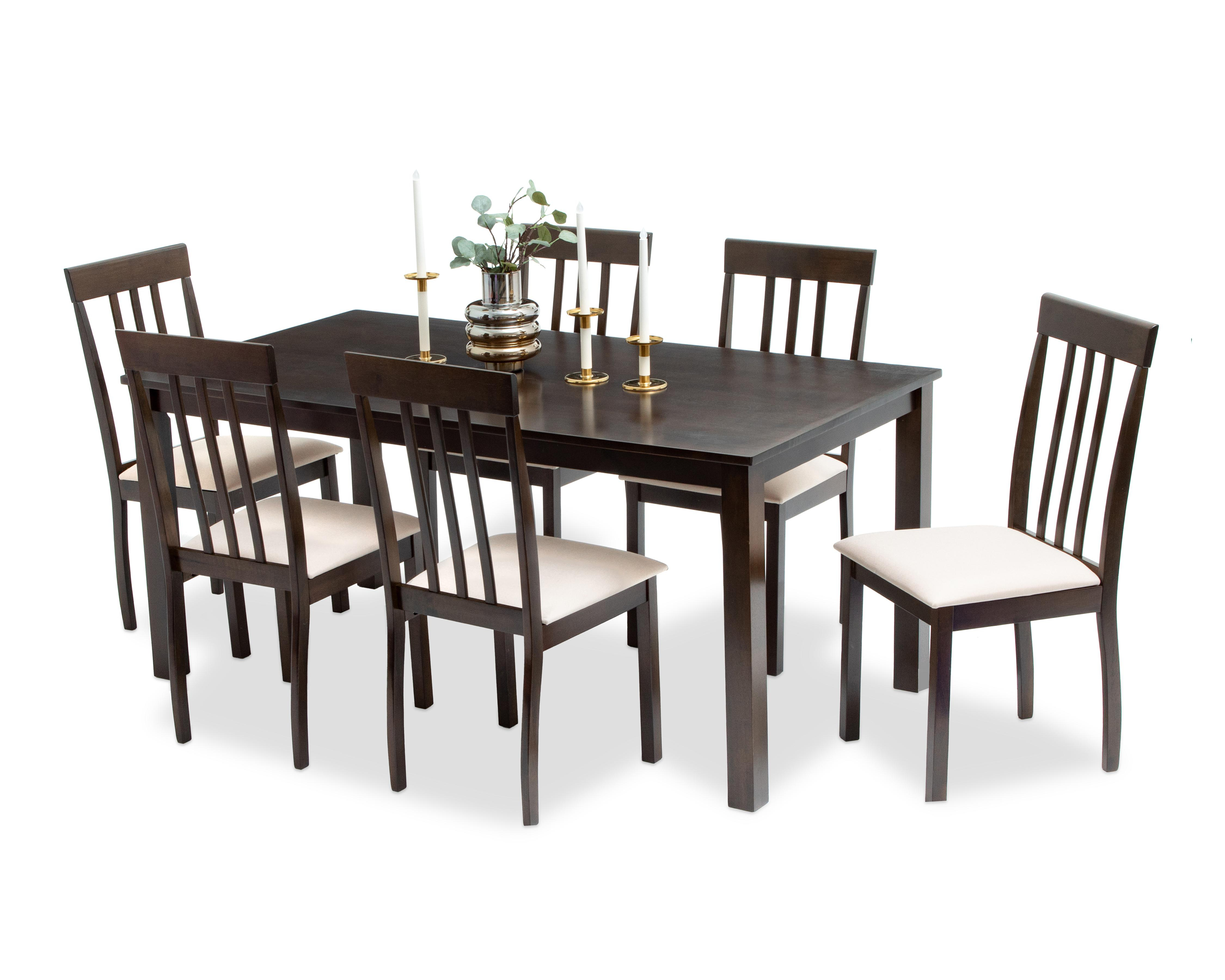 Foto 7 pulgar | Comedor Aldama con 6 Sillas