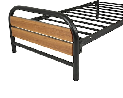 Foto 5 | Cama Individual Córdoba de Metal y Madera