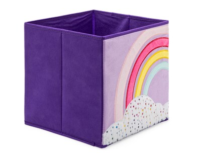 Foto 2 | Caja de Almacenamiento de Poliéster Rainbow Morada