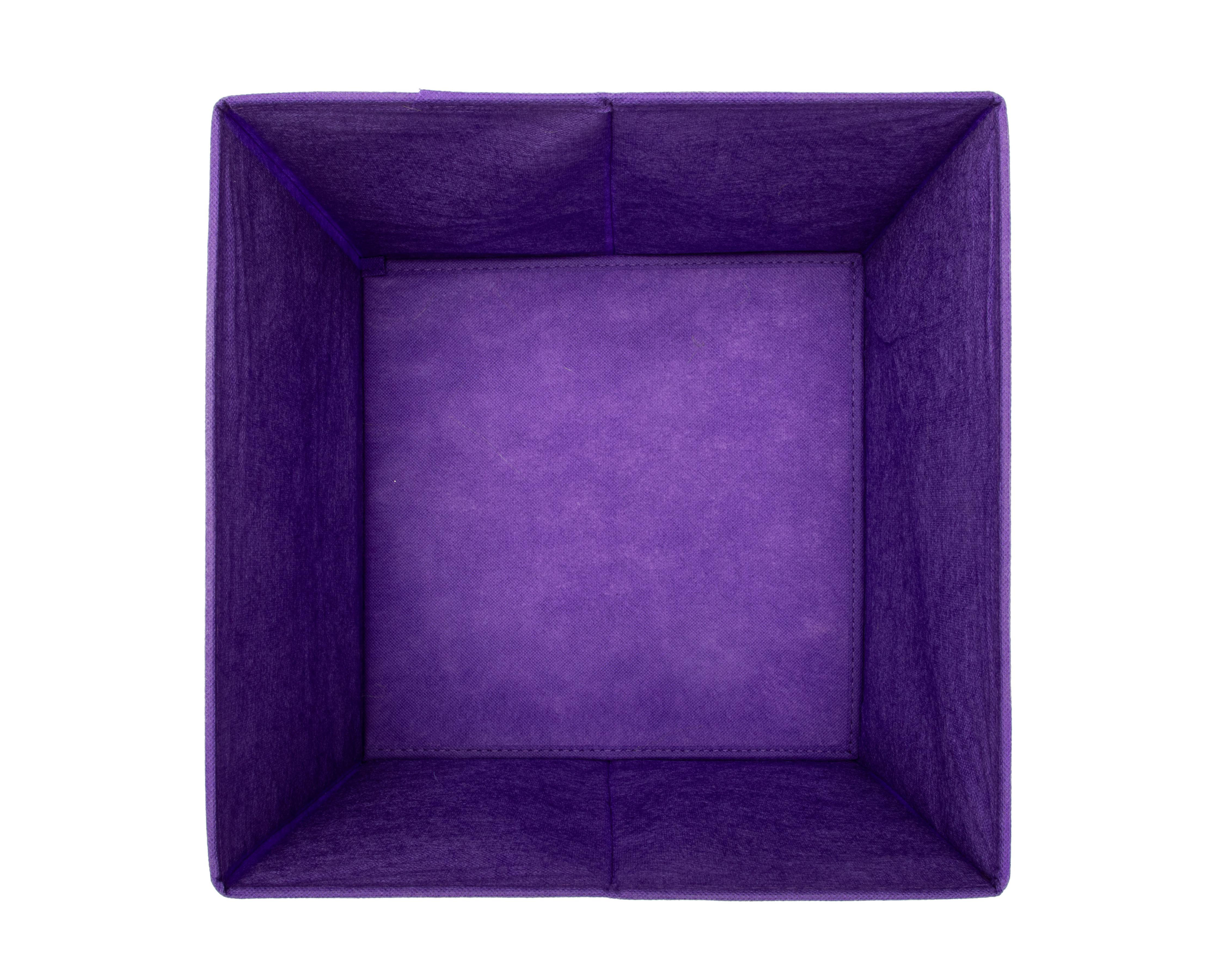 Foto 5 pulgar | Caja de Almacenamiento de Poliéster Rainbow Morada