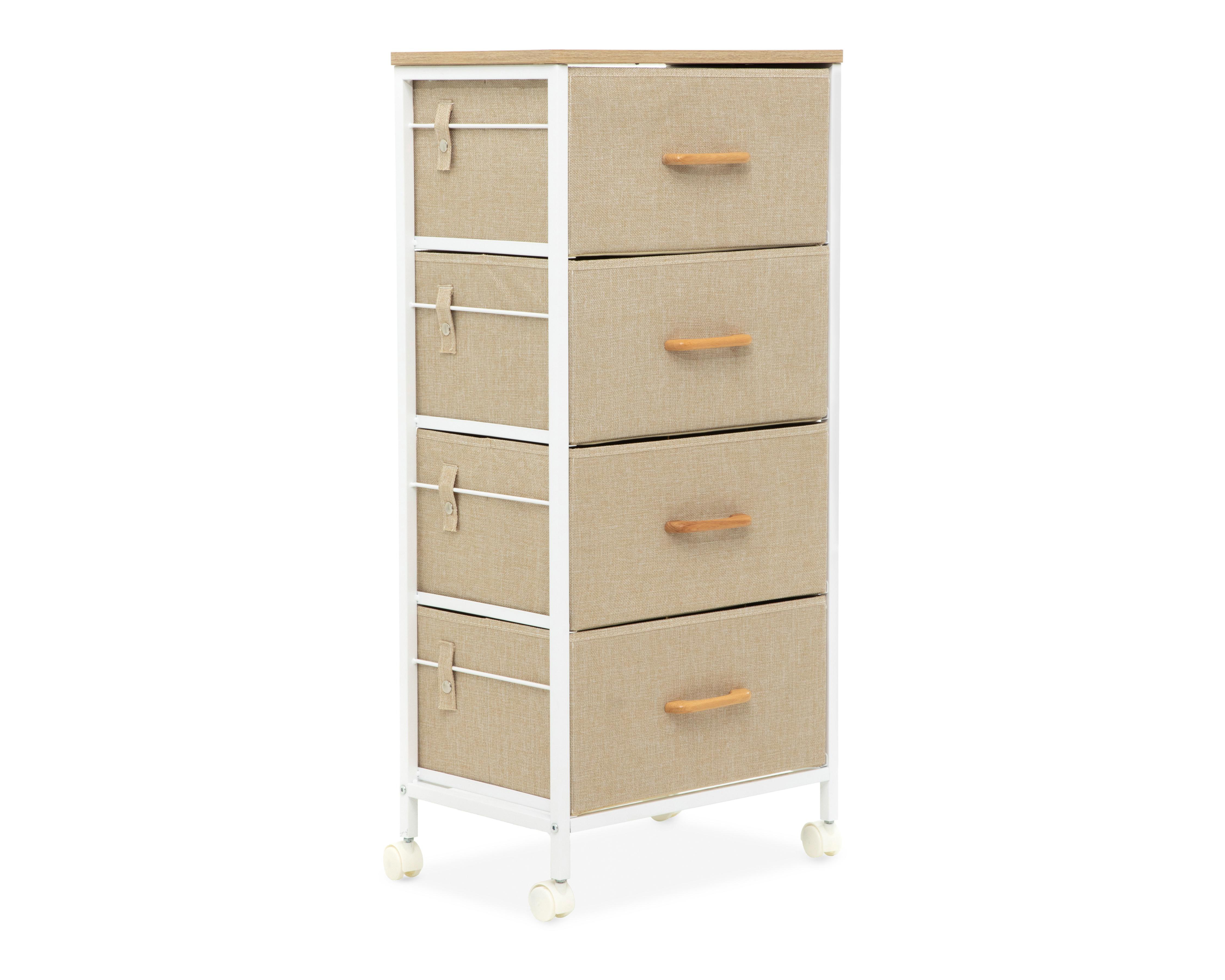 Foto 4 pulgar | Mueble Organizador de Metal +Simple Regina Beige