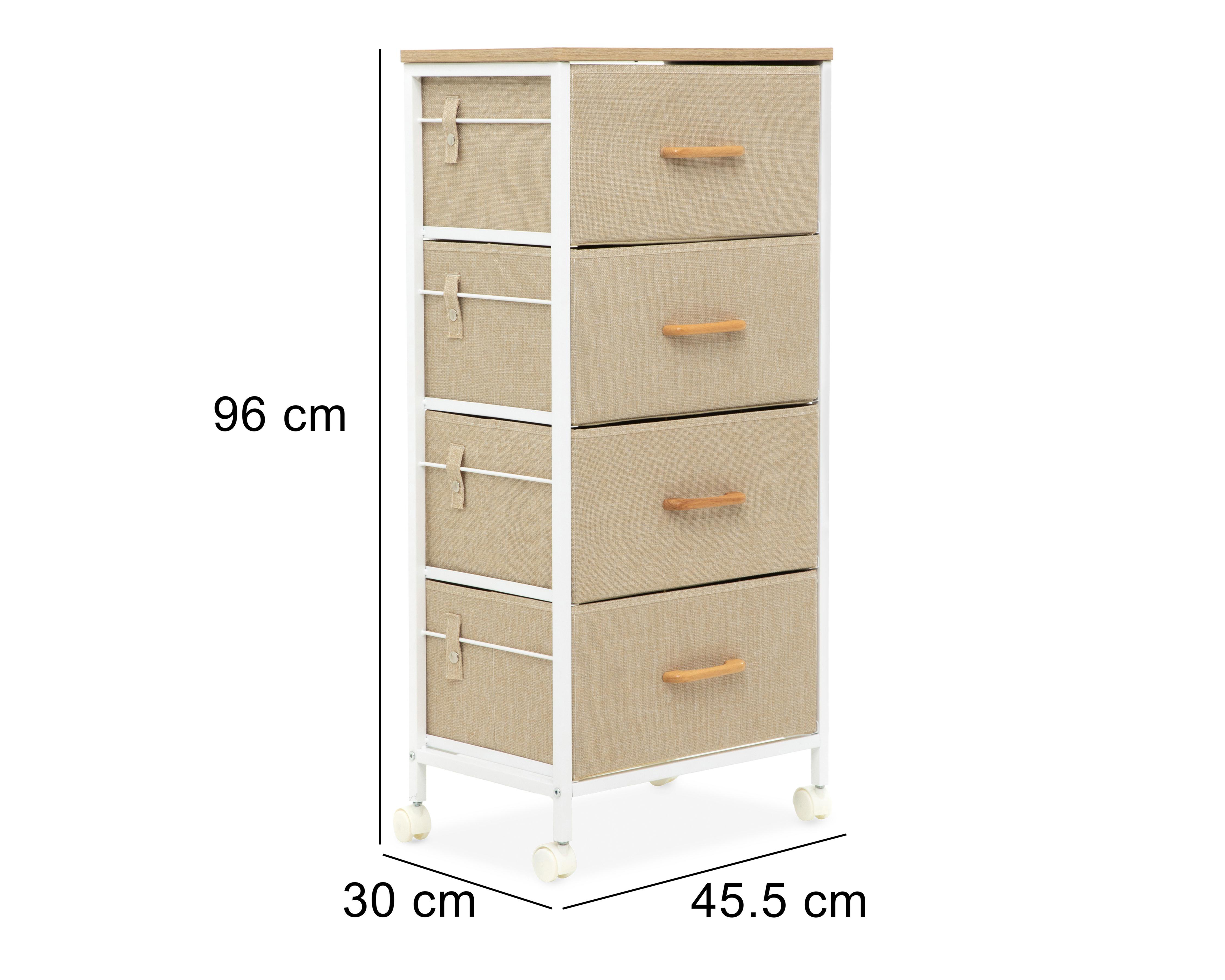 Foto 6 pulgar | Mueble Organizador de Metal +Simple Regina Beige