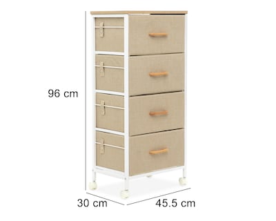 Foto 5 | Mueble Organizador de Metal +Simple Regina Beige