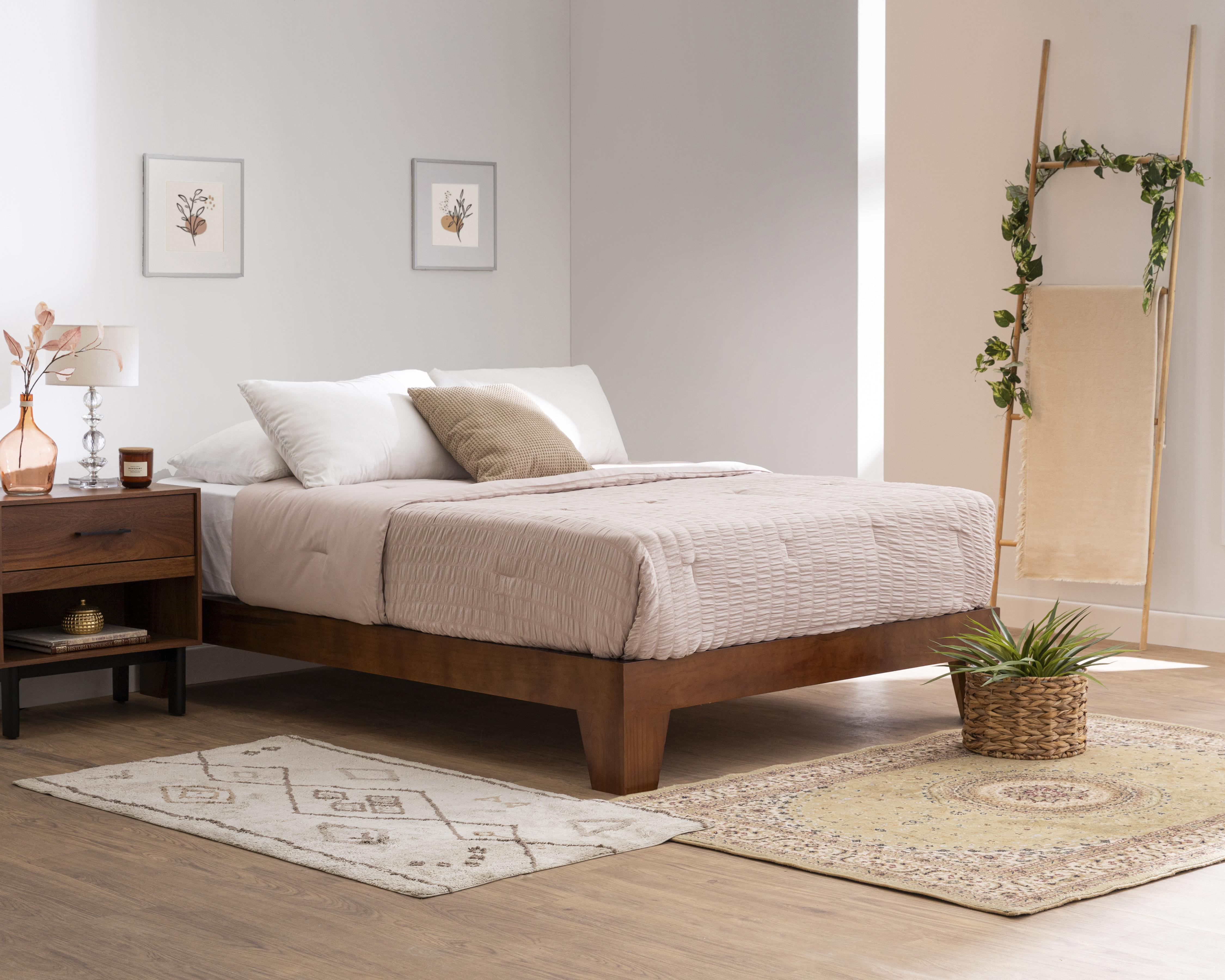 Base para Cama Matrimonial Osaka de Madera de Pino