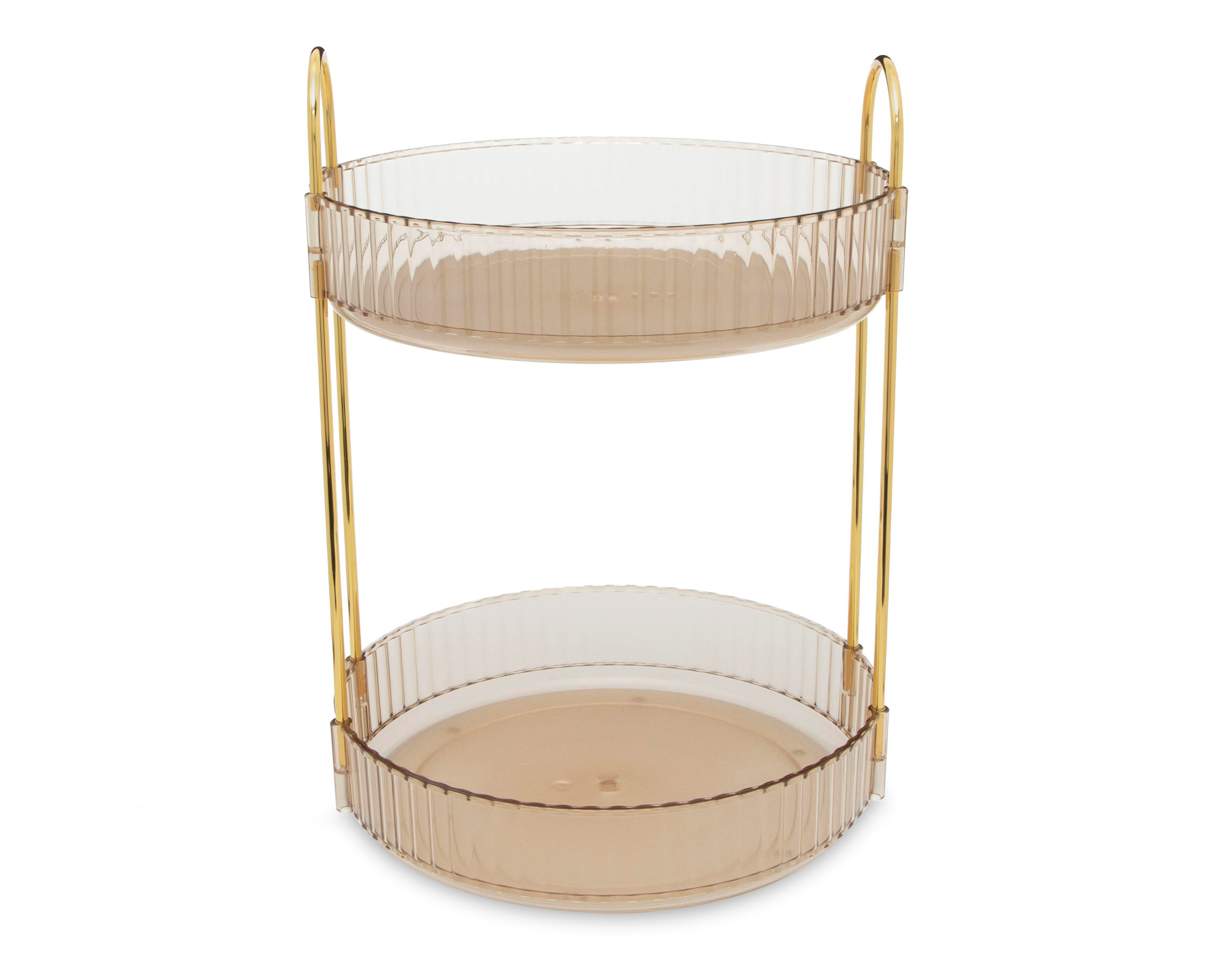 Foto 3 pulgar | Organizador para Baño +Simple Dorado