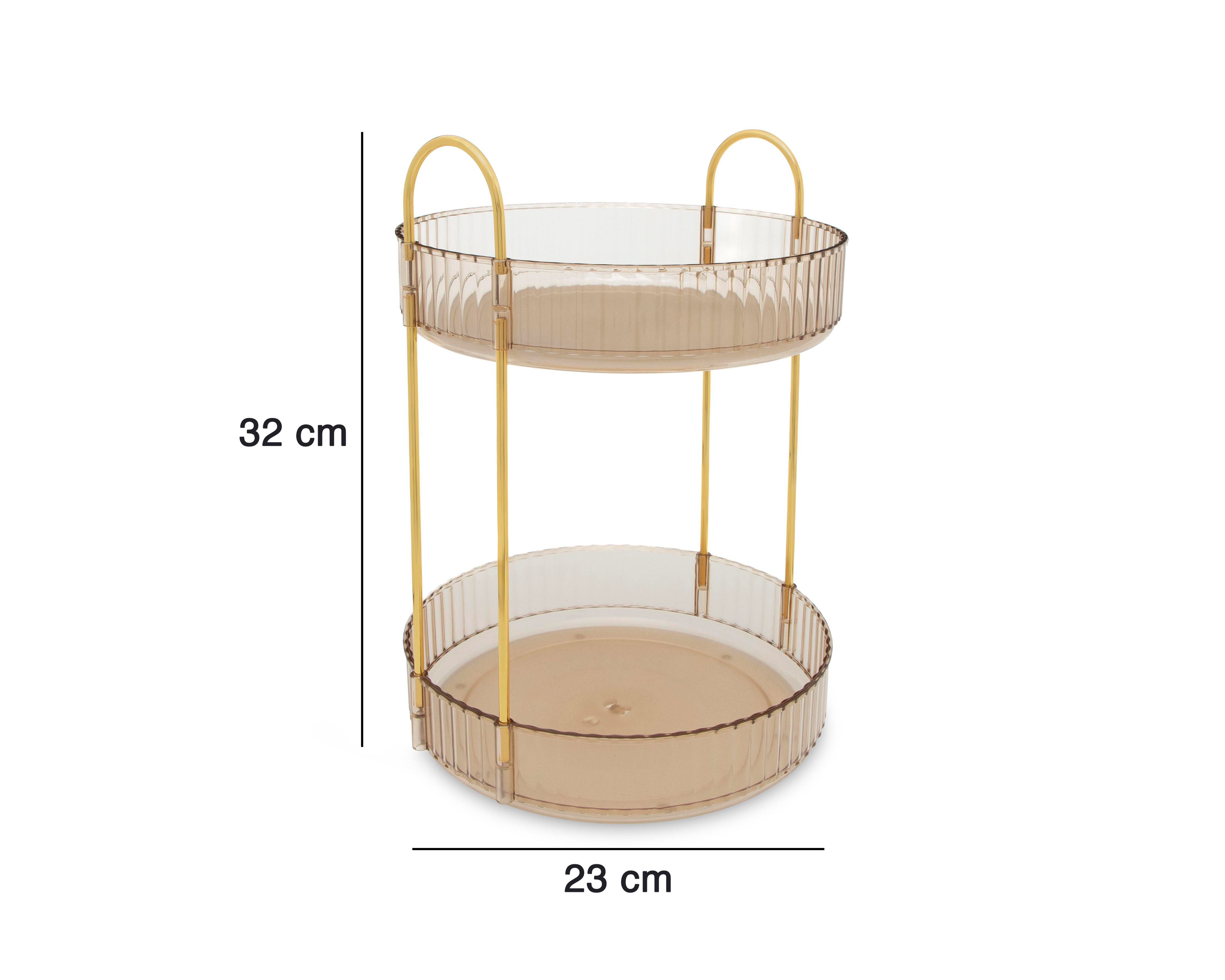 Foto 6 pulgar | Organizador para Baño +Simple Dorado