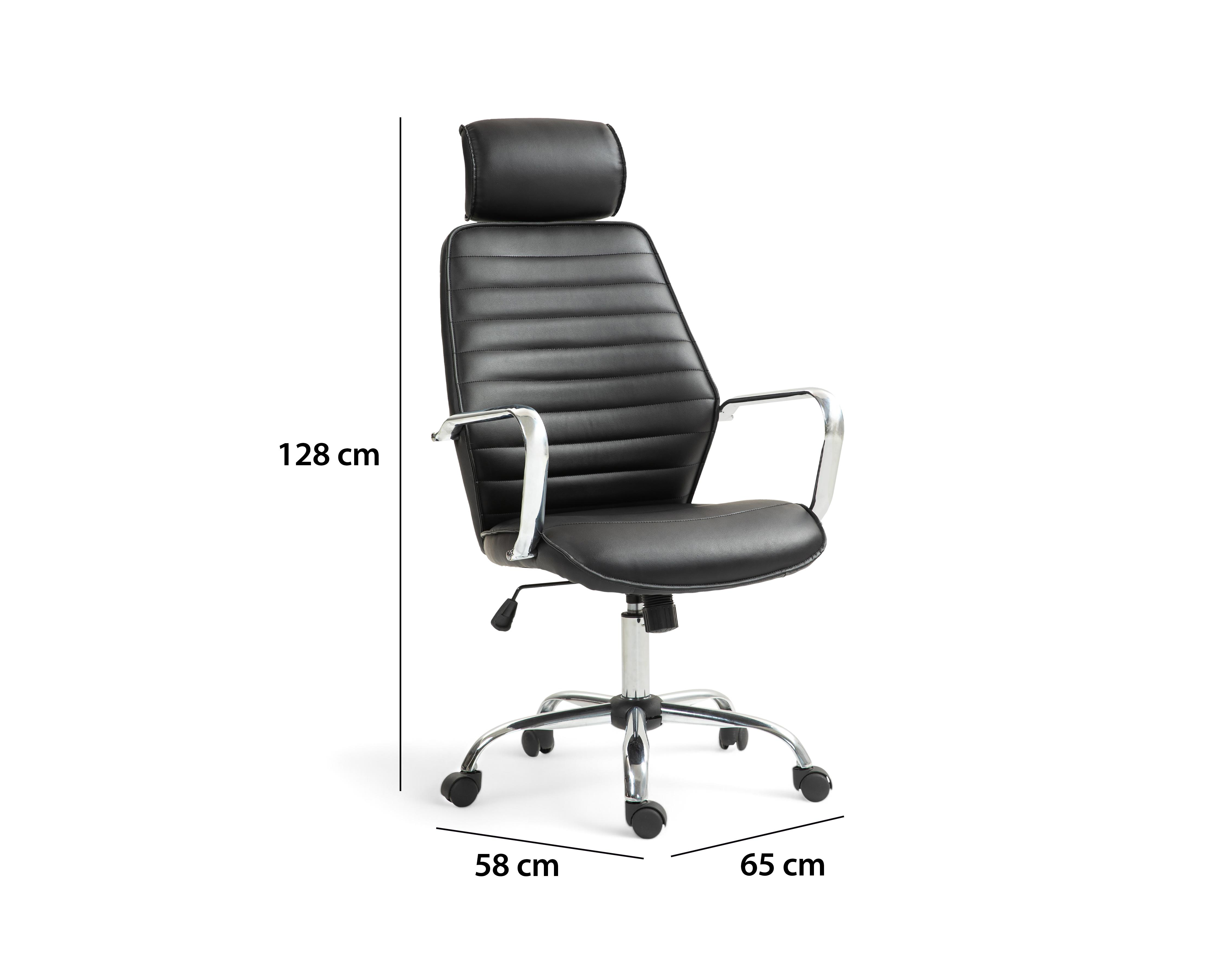 Foto 5 | Silla de Oficina Alexa Negra