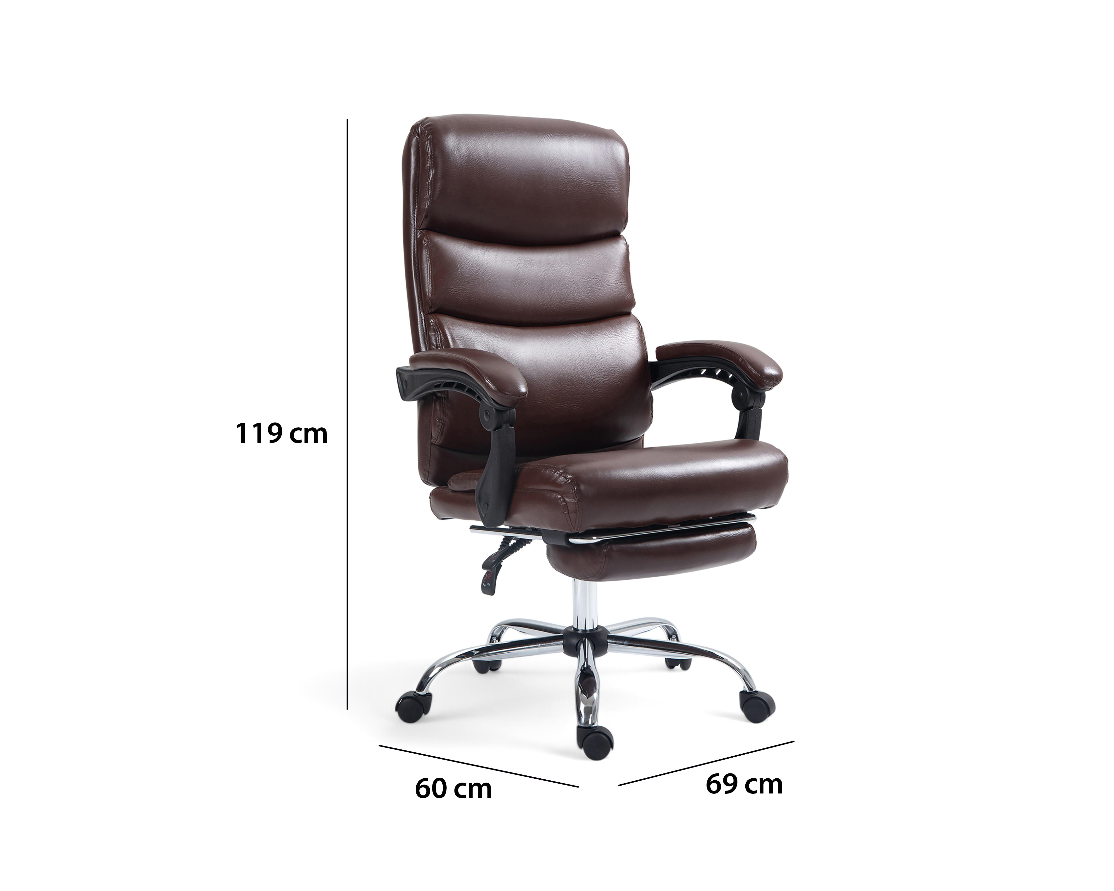 Foto 5 | Silla de Oficina Helena Café