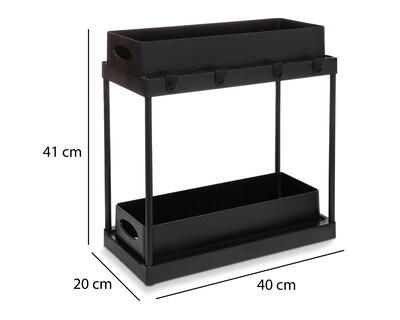 Foto 6 | Organizador de Cocina de ABS +Simple Aries Negro