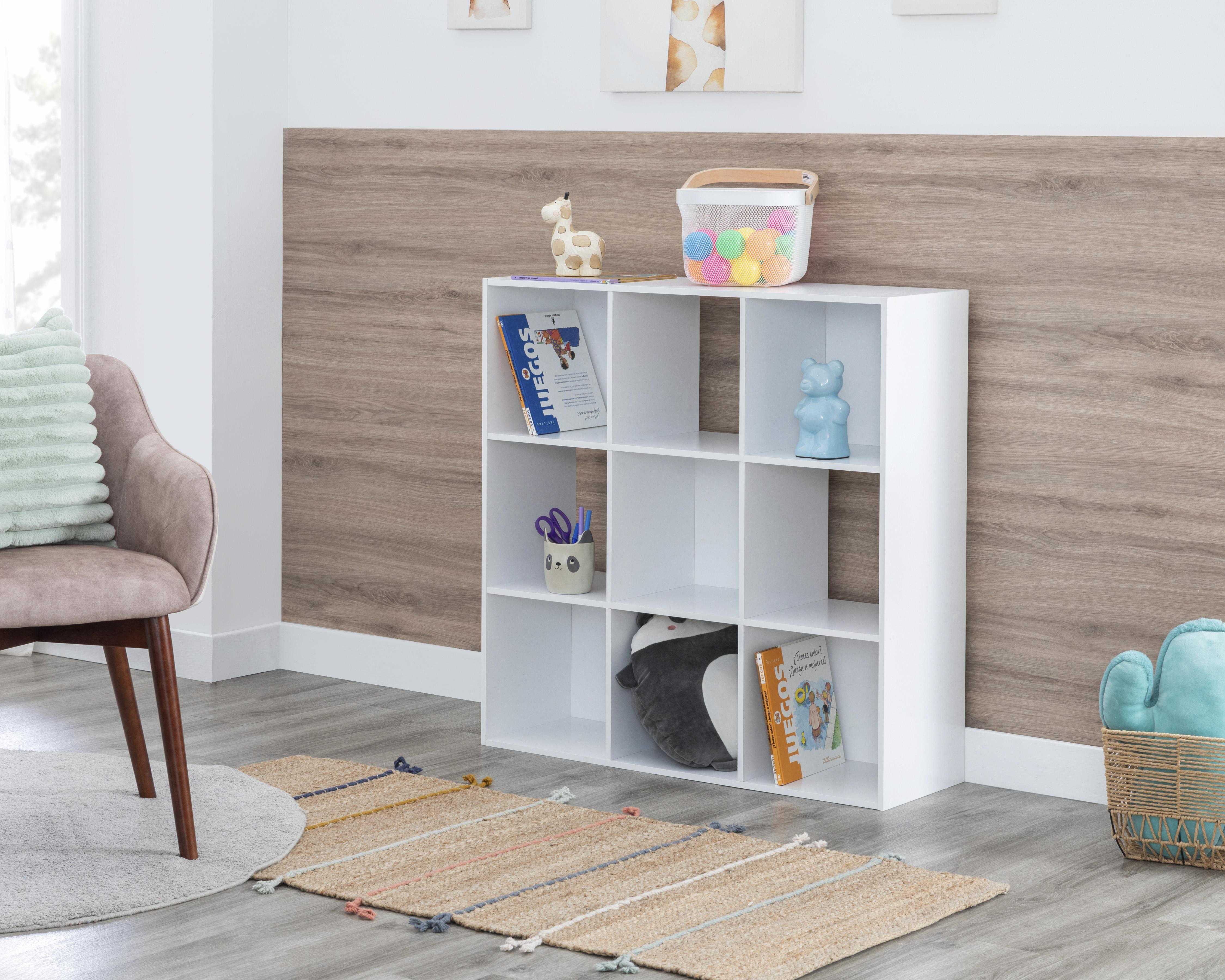 Mueble Organizador de Madera +Simple Nadia Blanco