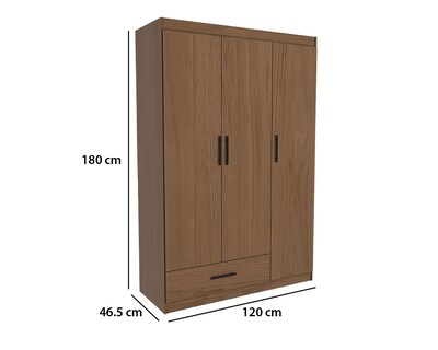 Foto 5 | Ropero Mobi Alpes Nogal 120 cm