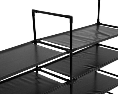 Foto 5 | Zapatera de Metal +Simple Robin Negro para 24 Pares