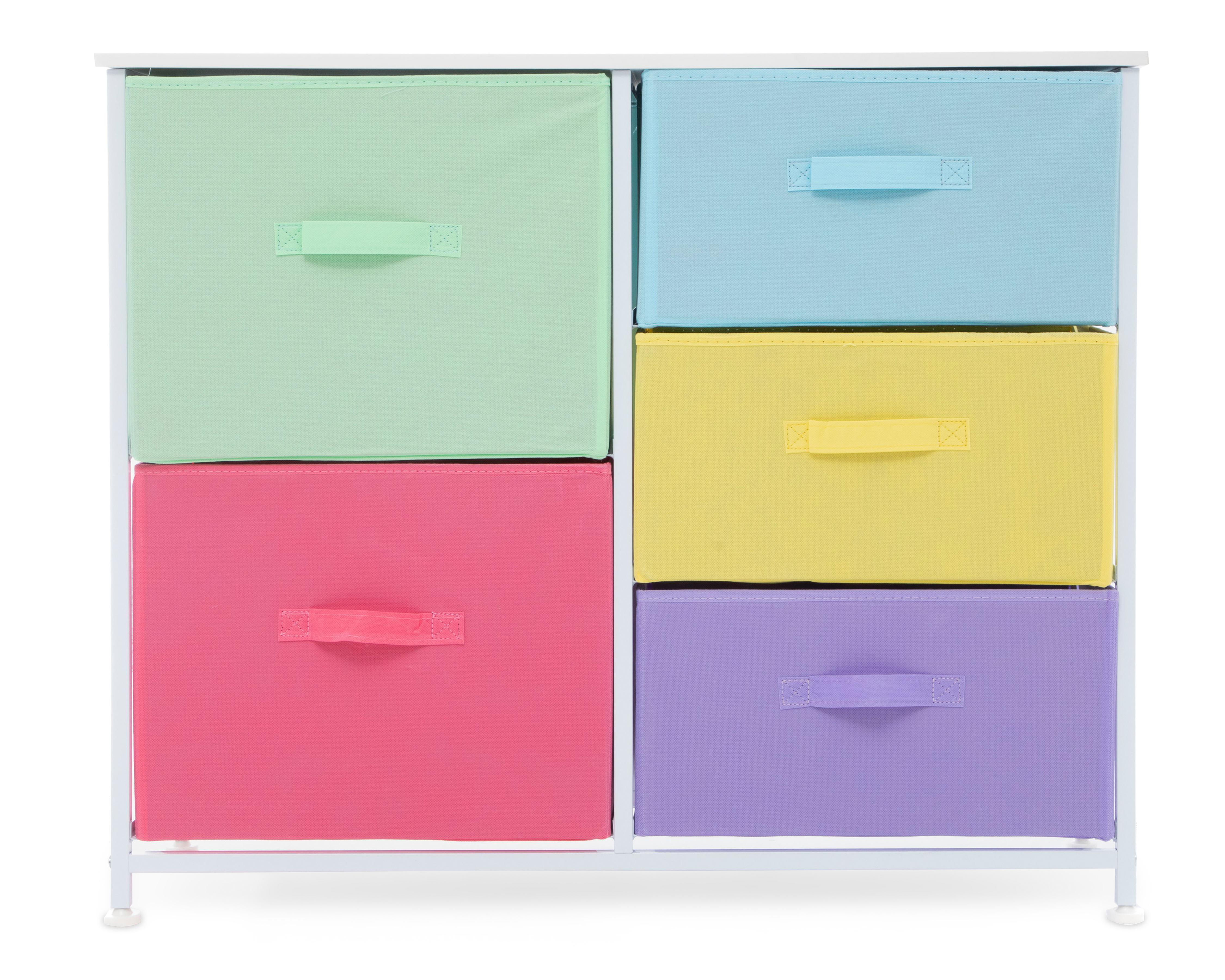 Foto 3 pulgar | Mueble Organizador de Tela +Simple Luna Multicolor