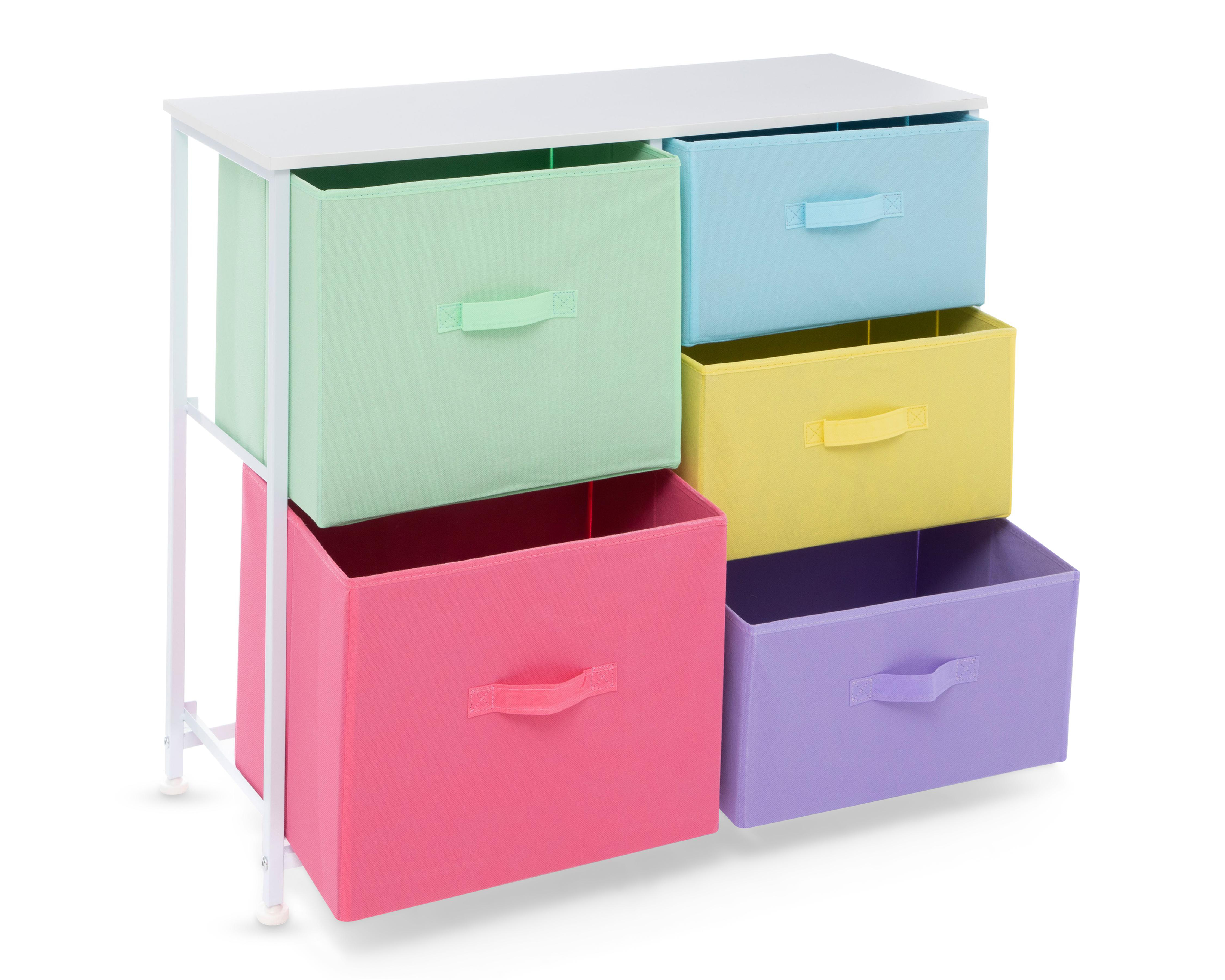 Foto 5 pulgar | Mueble Organizador de Tela +Simple Luna Multicolor