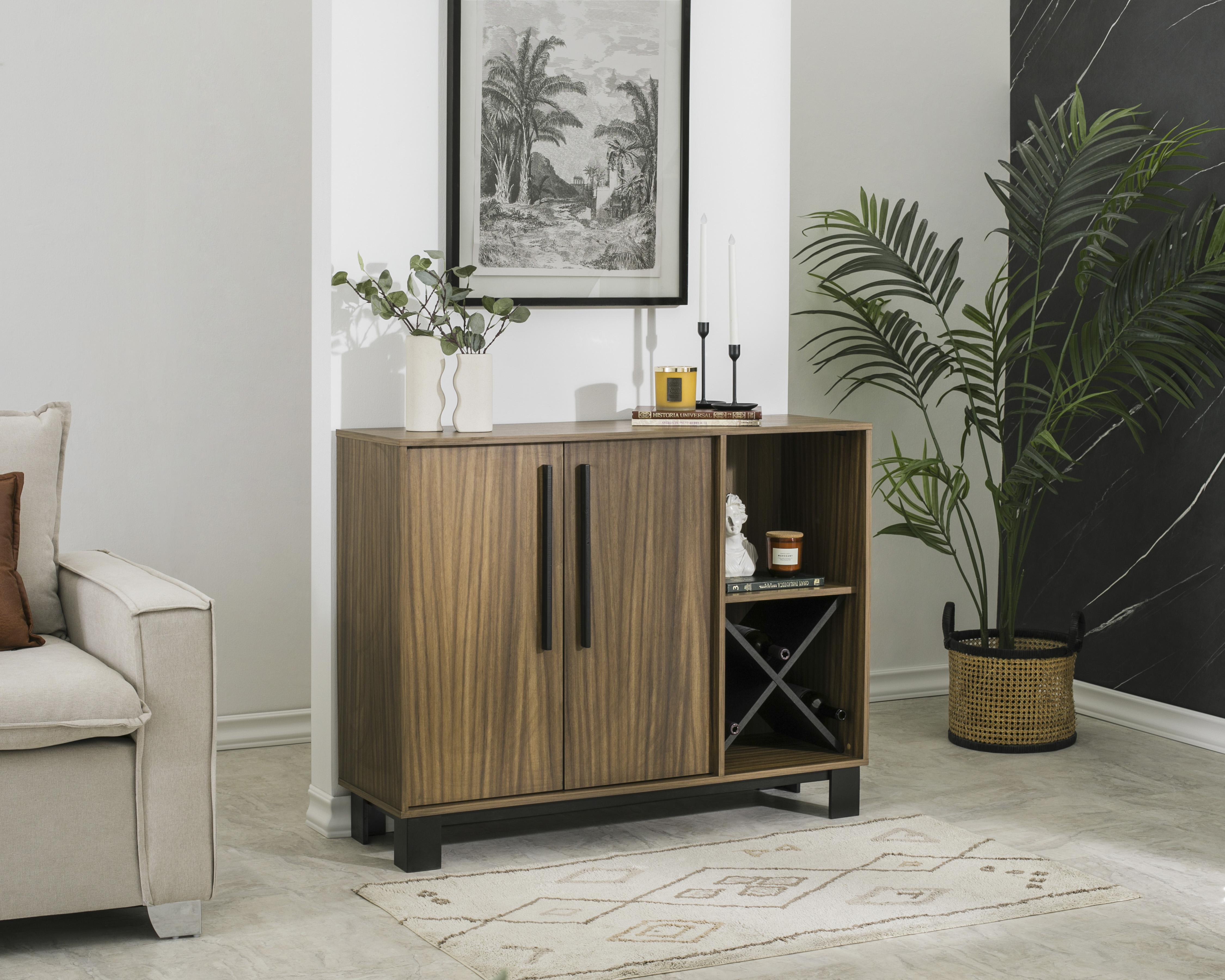 Bufetera con Puertas Aura Nogal $3,699