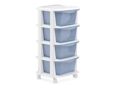 Foto 2 | Carrito Organizador de Plástico +Simple Sara Azul