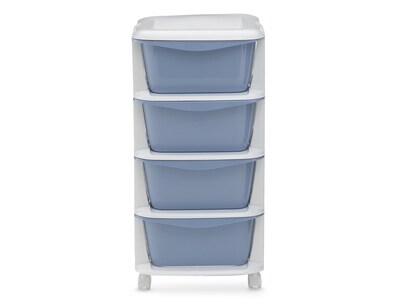 Foto 4 | Carrito Organizador de Plástico +Simple Sara Azul