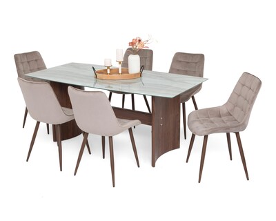 Foto 6 | Comedor Marbella 6 Sillas