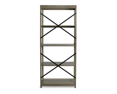 Foto 4 | Librero de Madera Virginia Gris