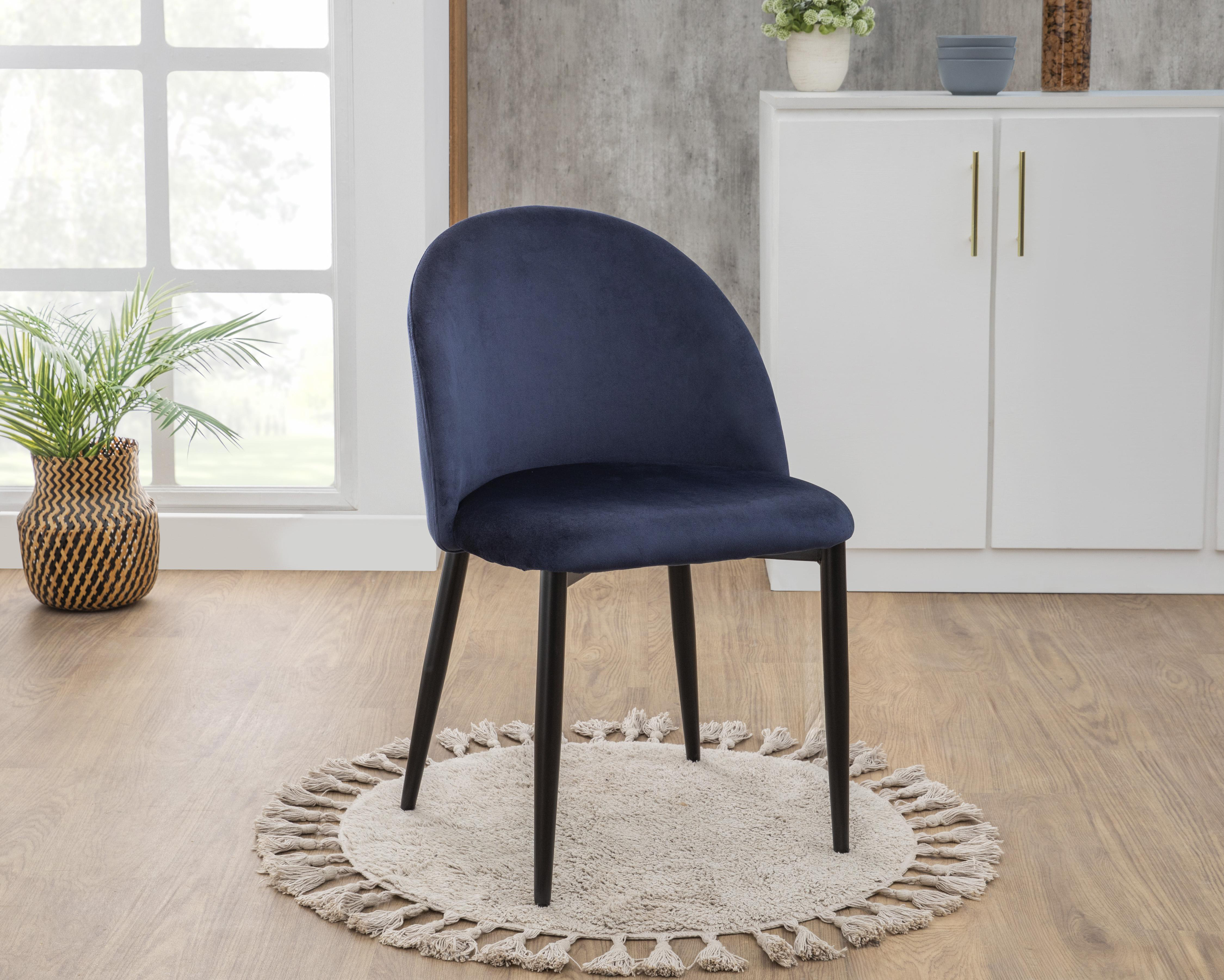Foto 2 pulgar | Silla de Madera Ikal Verona Azul