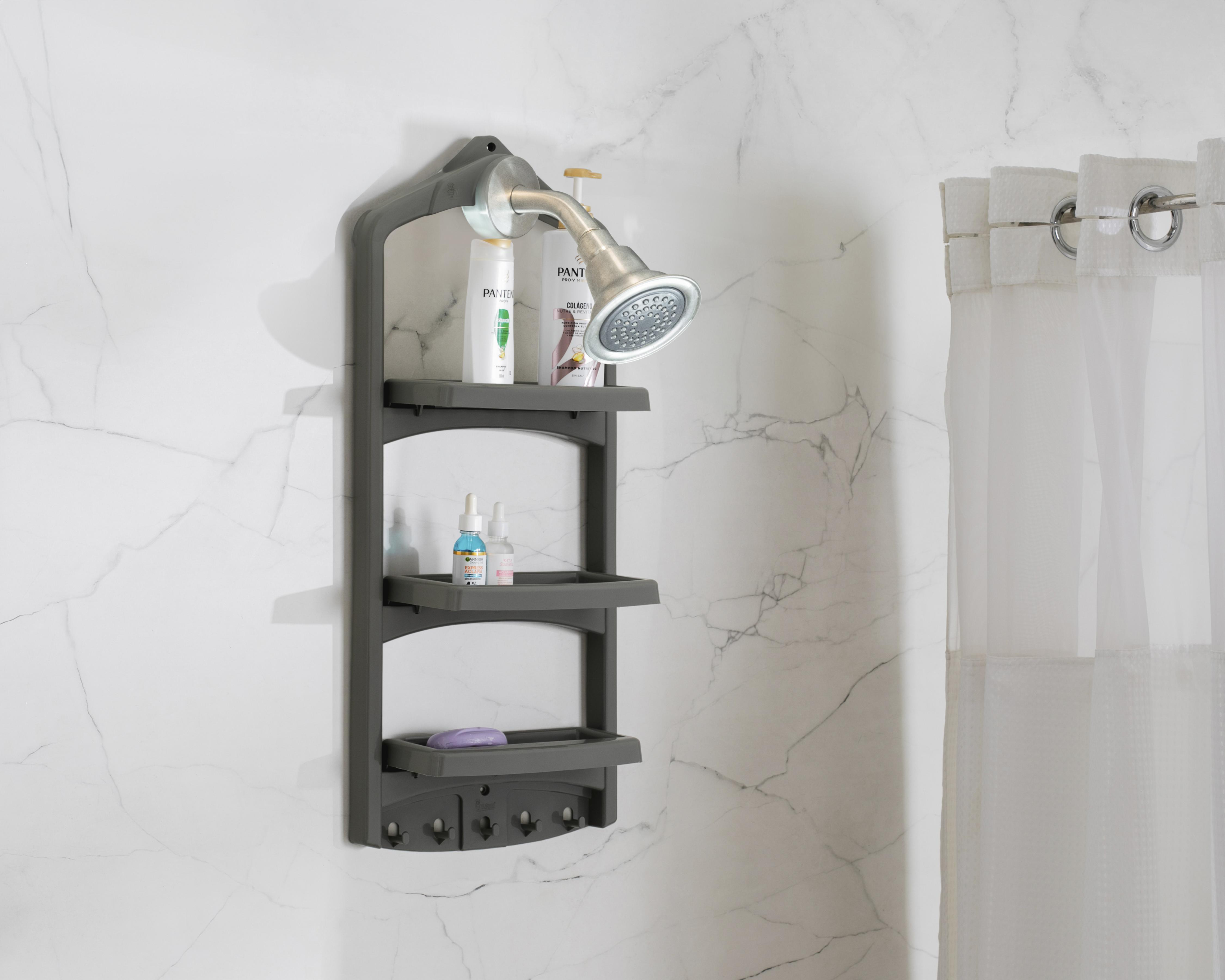 Organizador de Regadera Yuliana Gris $159