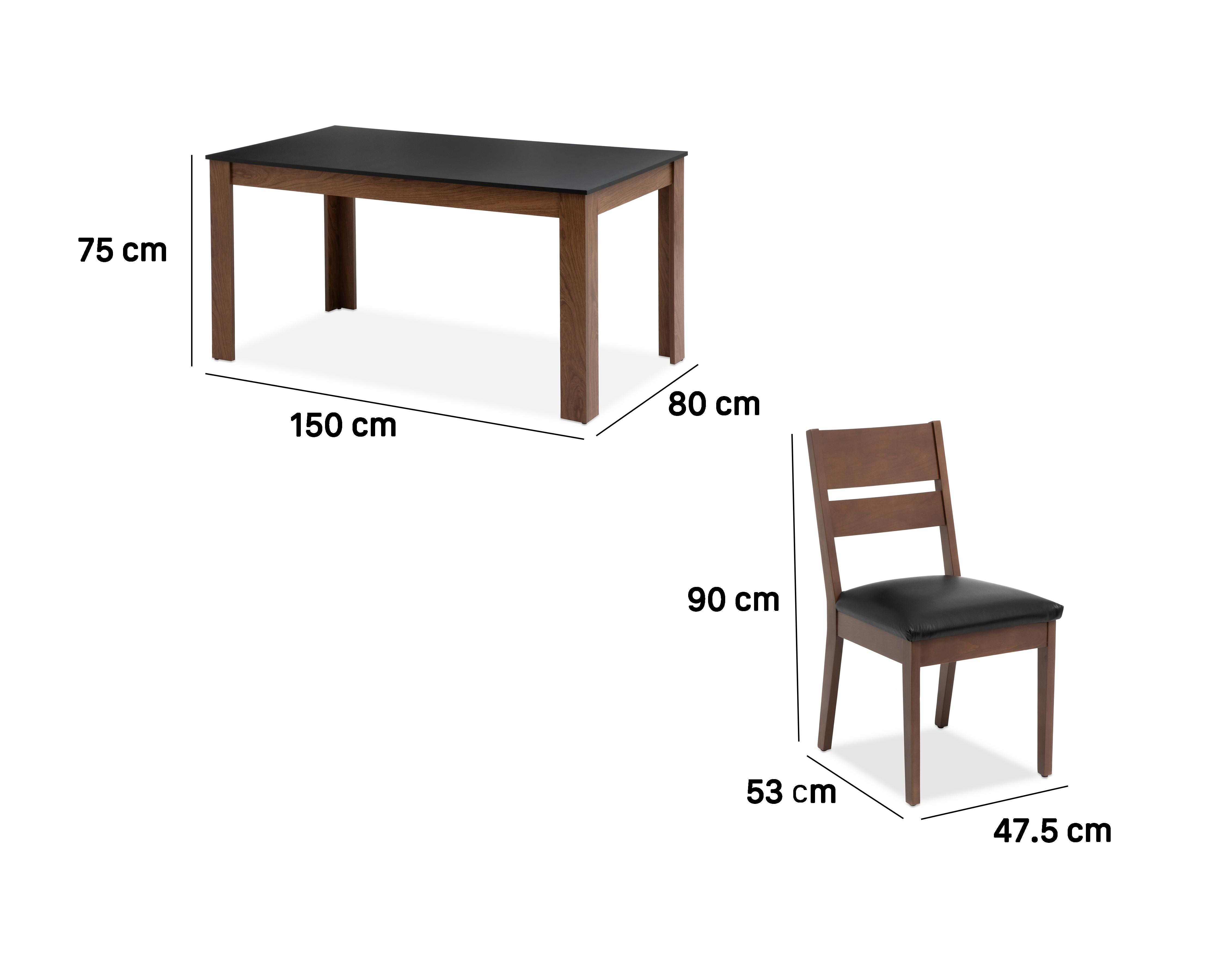 Foto 7 | Comedor Fargo con 6 Sillas