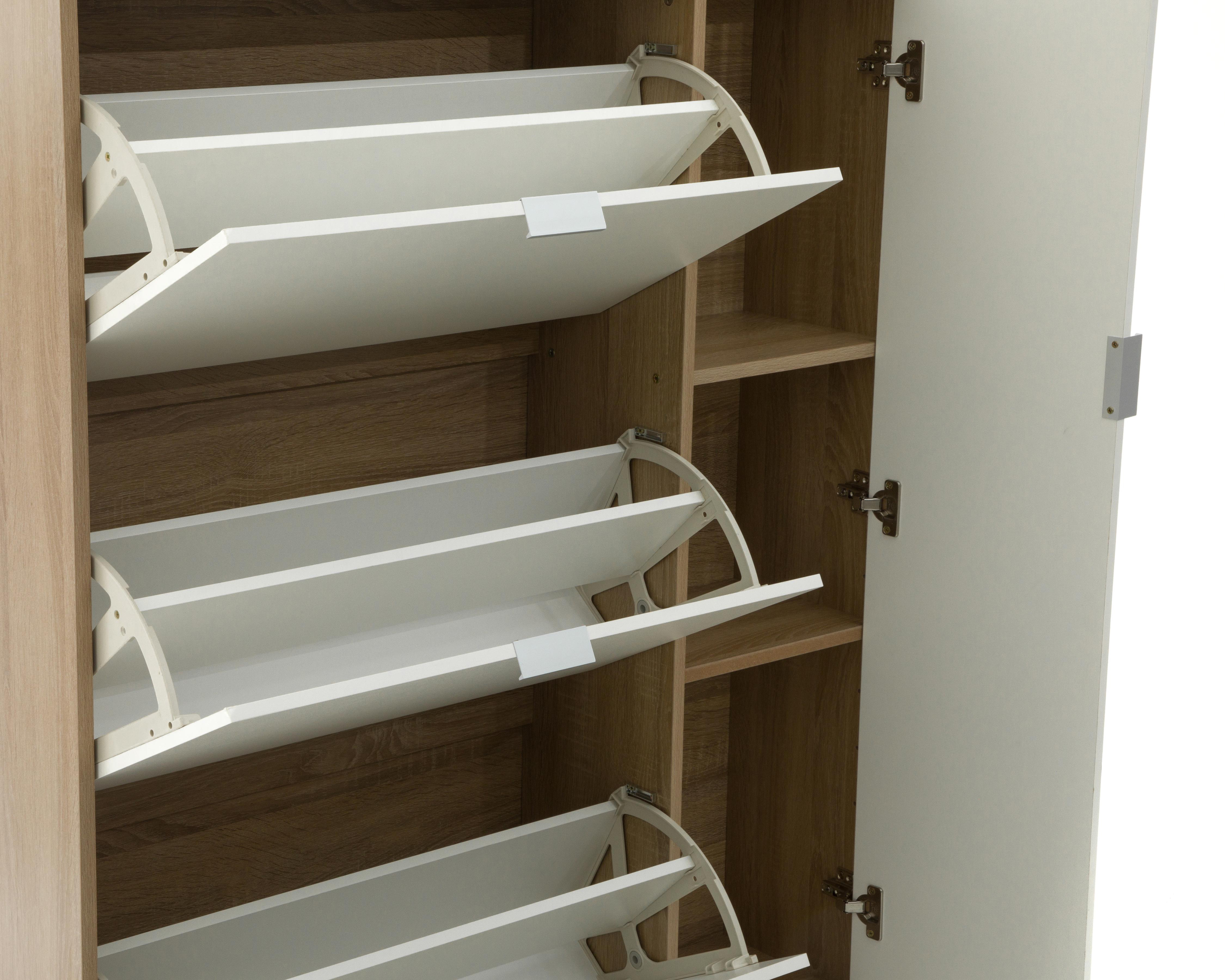 Foto 5 | Zapatera de Madera +Simple Emma con Cajones Abatibles
