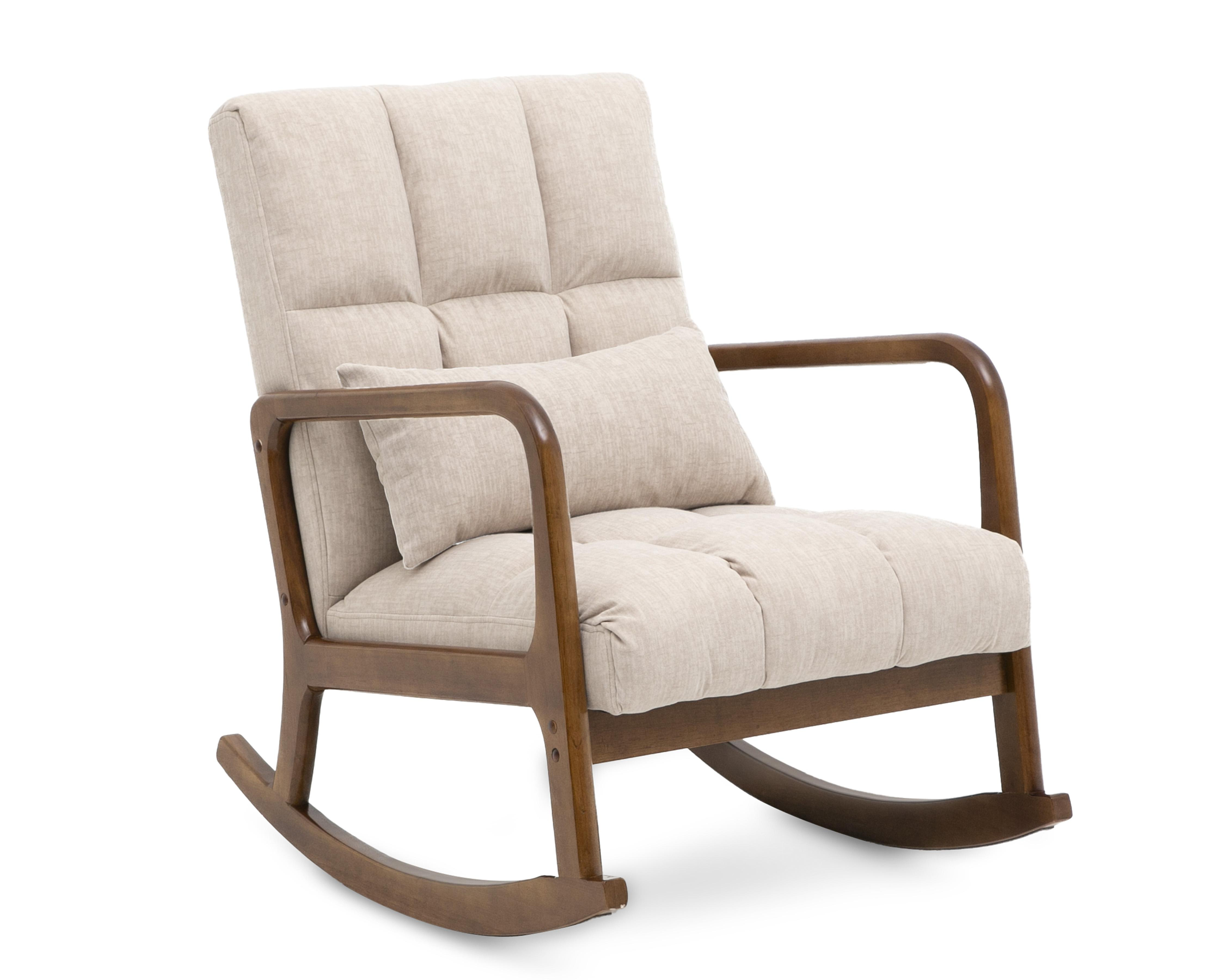 Foto 3 pulgar | Silla Mecedora de Madera Ikal Siena