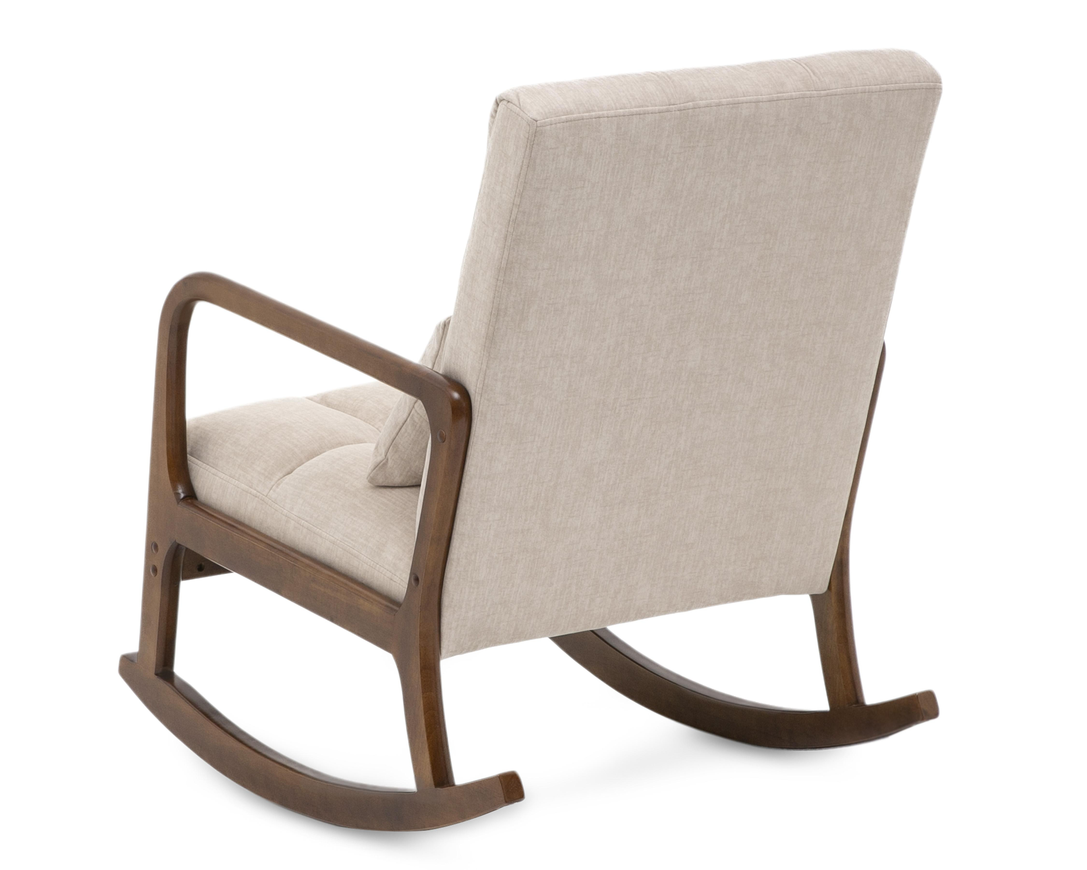 Foto 5 pulgar | Silla Mecedora de Madera Ikal Siena